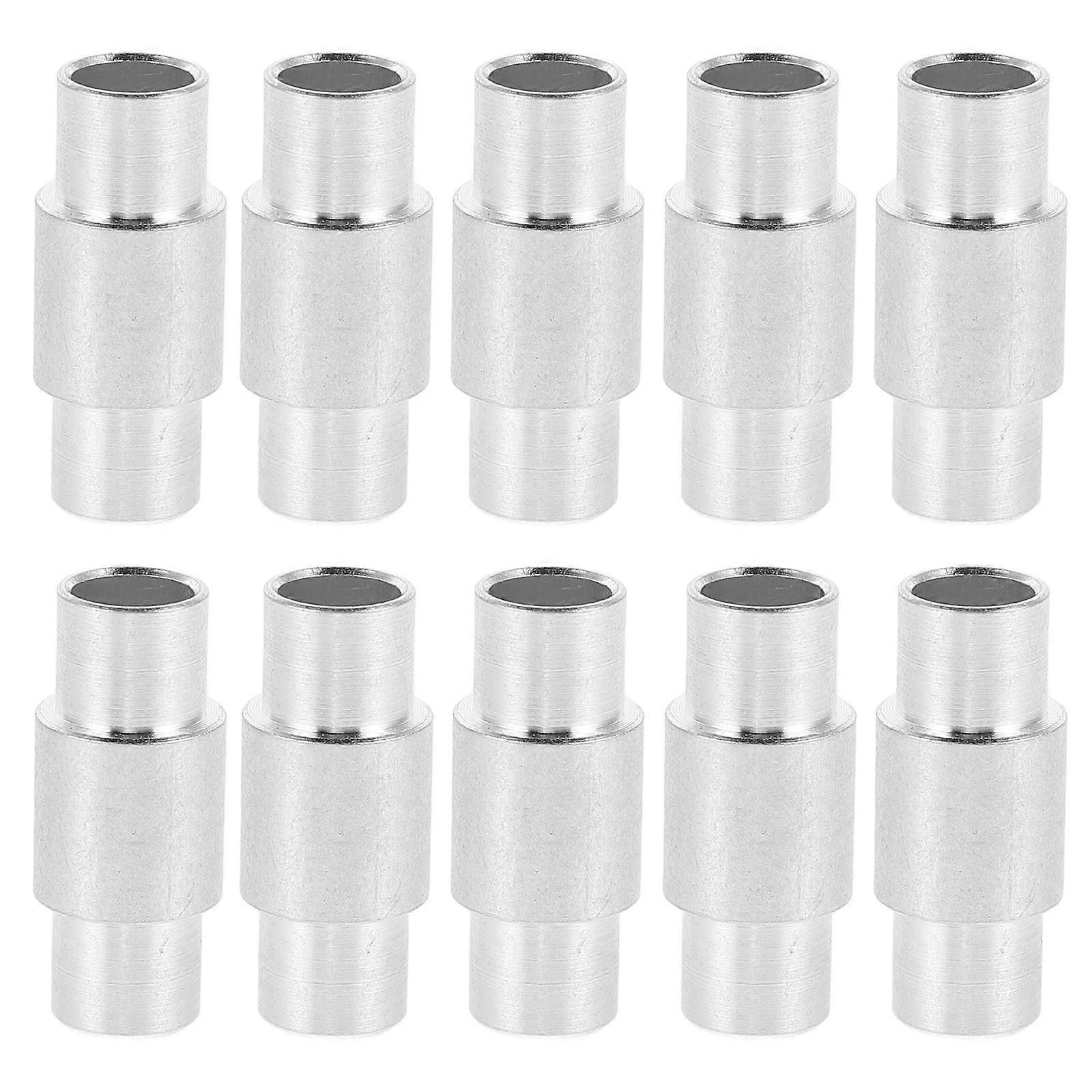 Replacement Of Inline Skate Axle Spacer Silver 2.50X1.00X1.00CM Grip Performance 10Pcs