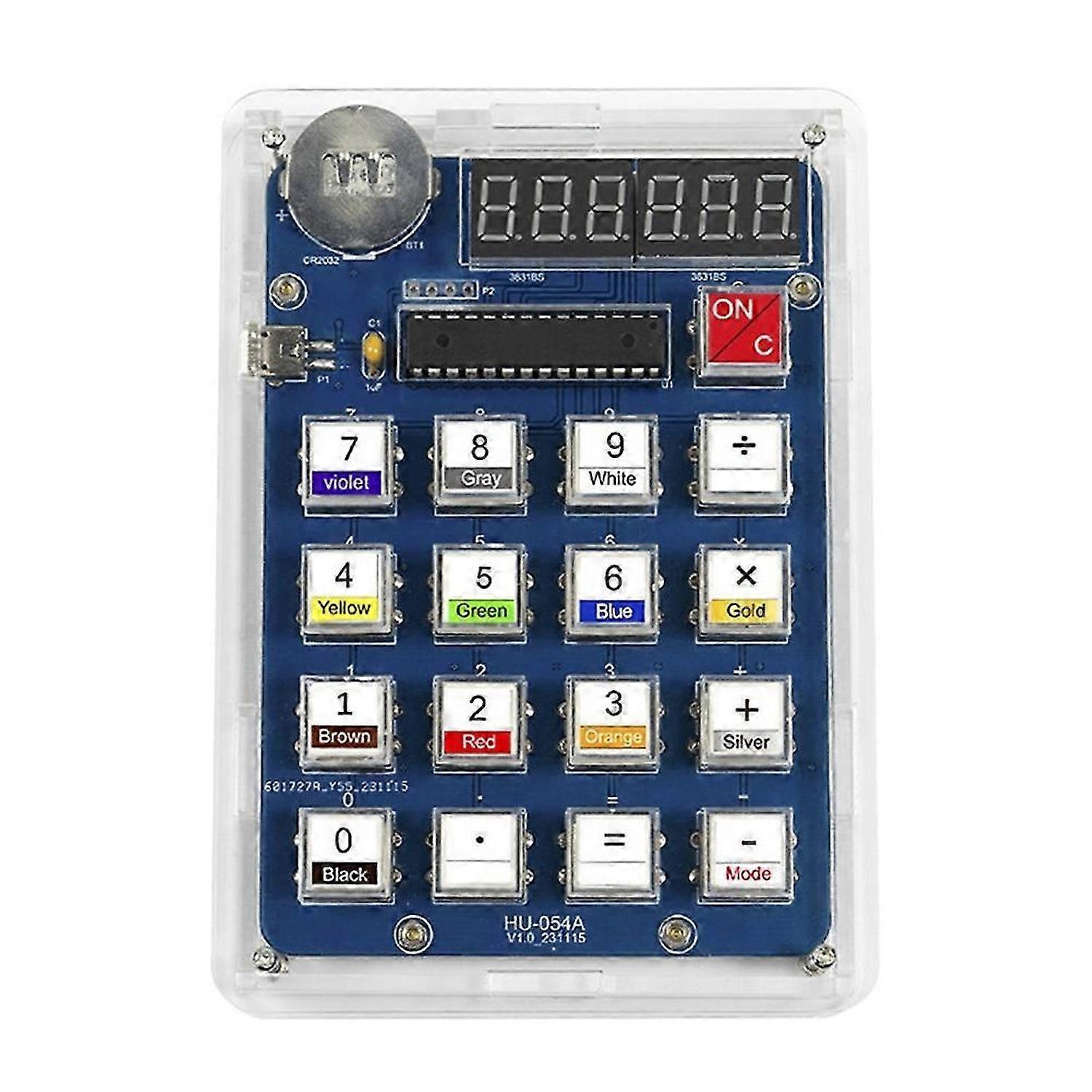 DIY Calculator Making Electronic Kit MCU Soldering Training Experiment Practice DIY Solder Project w
