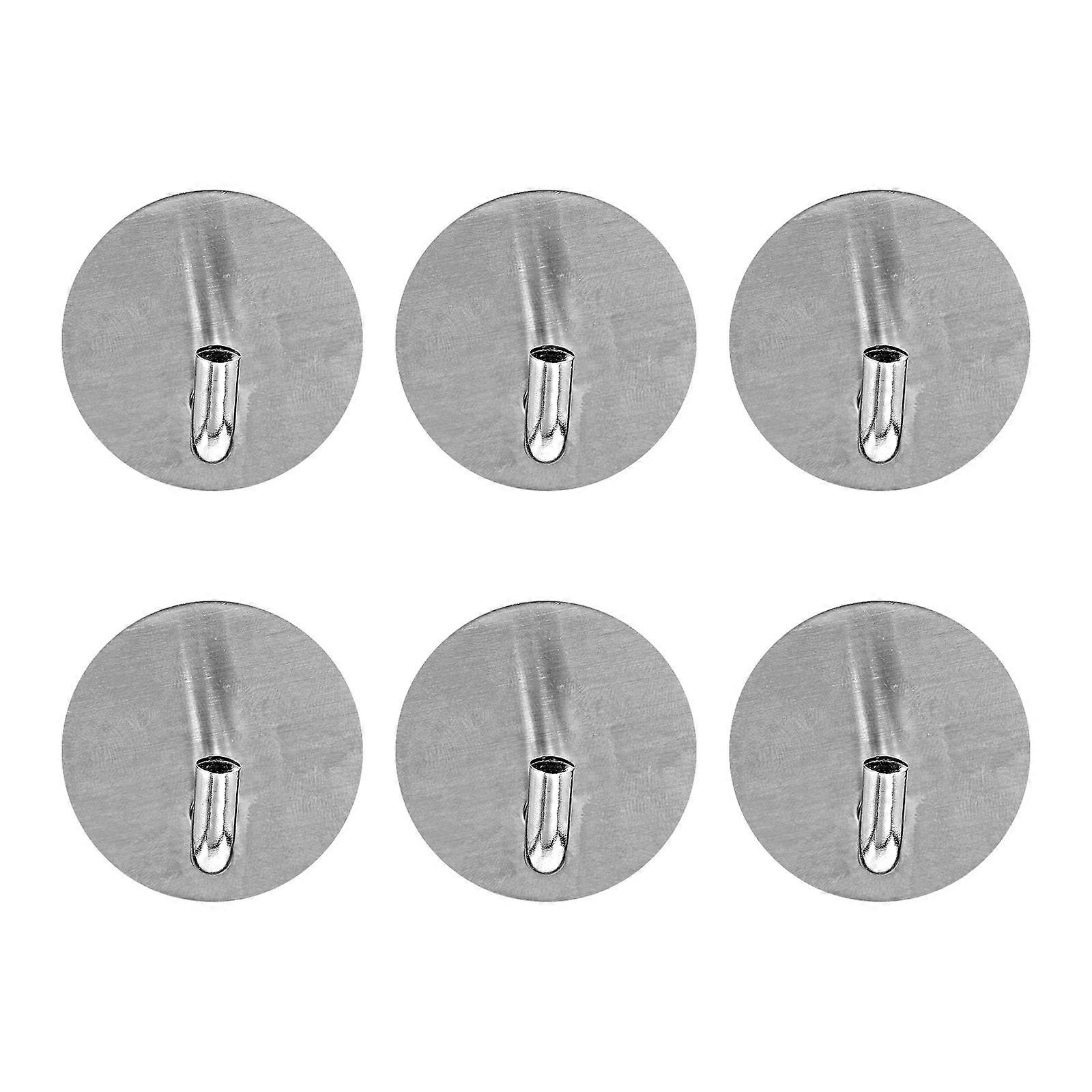 Hat Hooks Stylish Towel Coat Hat Hooks Home Accessories Square Shape Wall Mounted Easy-Install 1.8×1.8×1.1in 6Pack