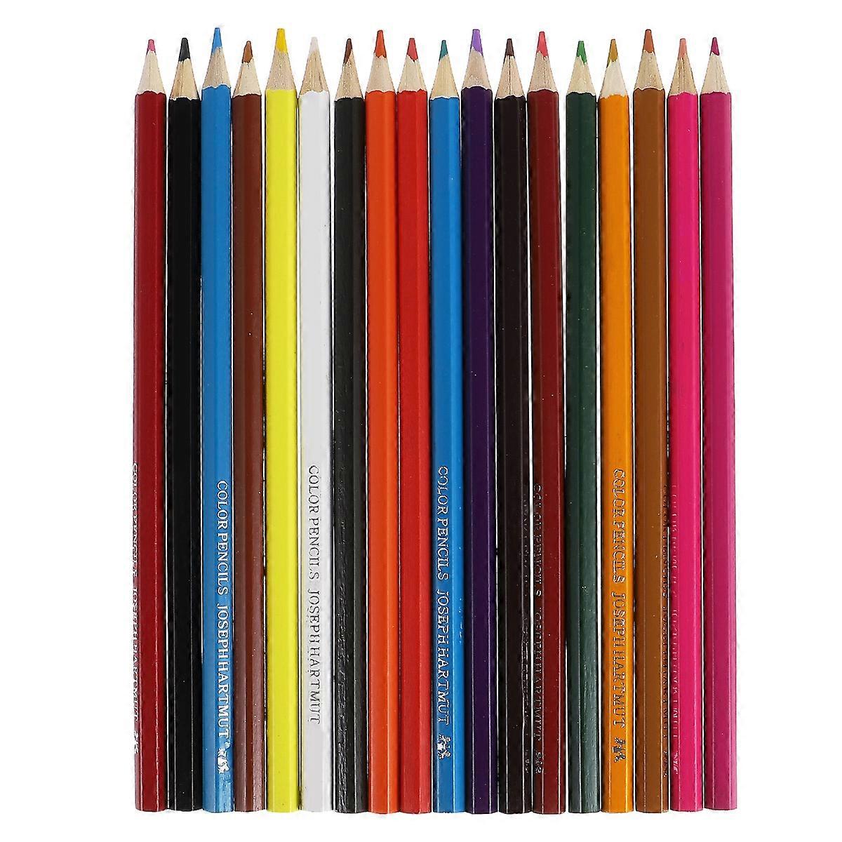 Color Pencil Artists Scrapbooking and Art Projects Assorted Color Round Shape 17.00X0.70X0.70cm 18Set
