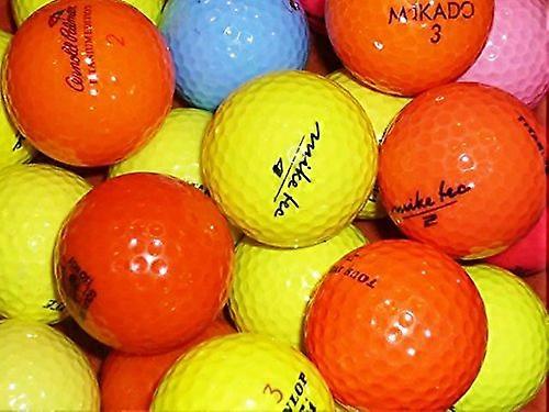 Ladies 'Sports 25 Coloured Golf Balls Mix Brands AAA AAAA Lake Balls Top Ref: 1754