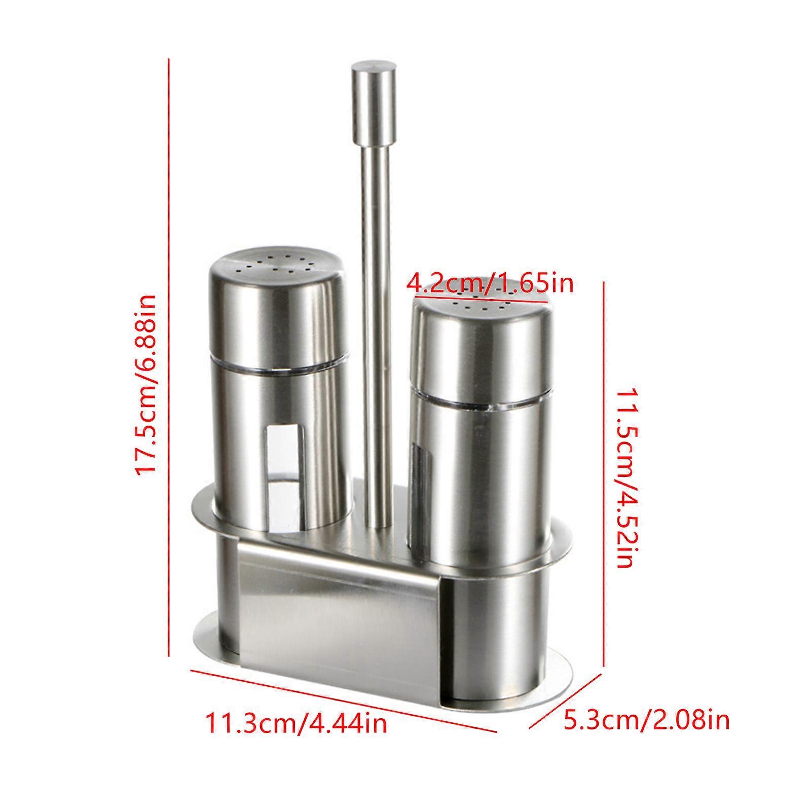 Multipurpose 304 Steel Condiment Dispensers For Cooking Baking With Accuracy Sprinkling And Freshness Locks Multicolor