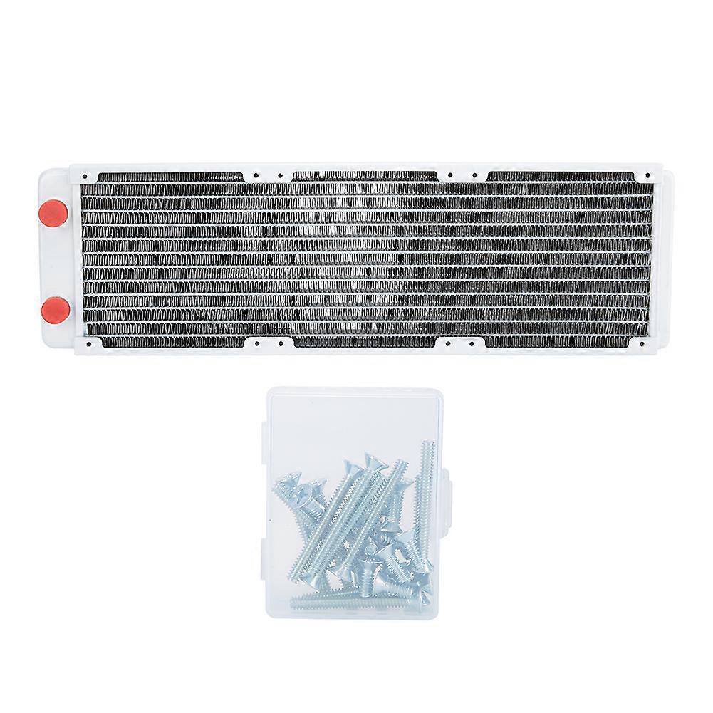 Radiateur de refroidissement à eau en cuivre blanc pour PC 360 mm pour instruments industriels