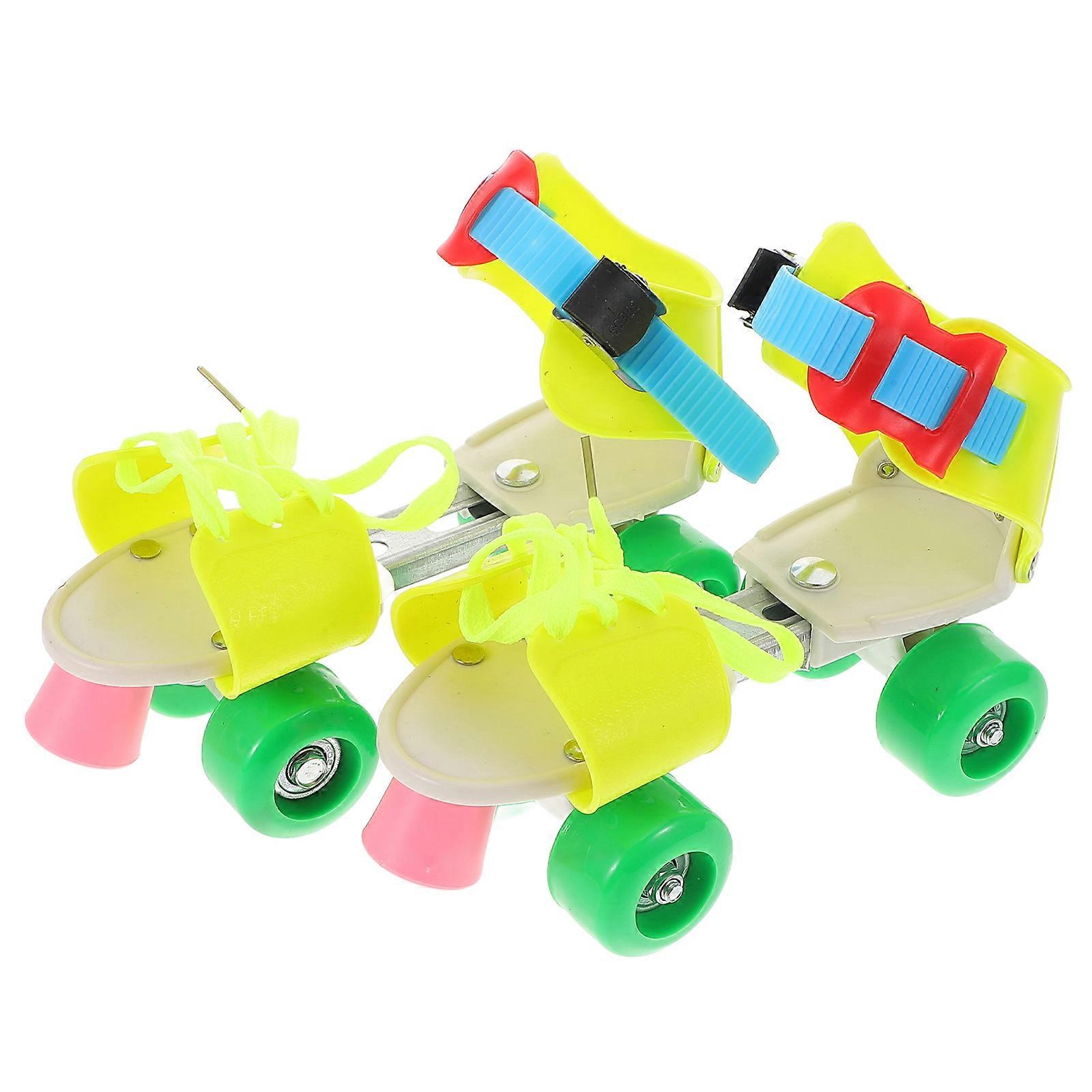 1 Pair Roller Skates with Stable Wheel Design for Fun Skating Use