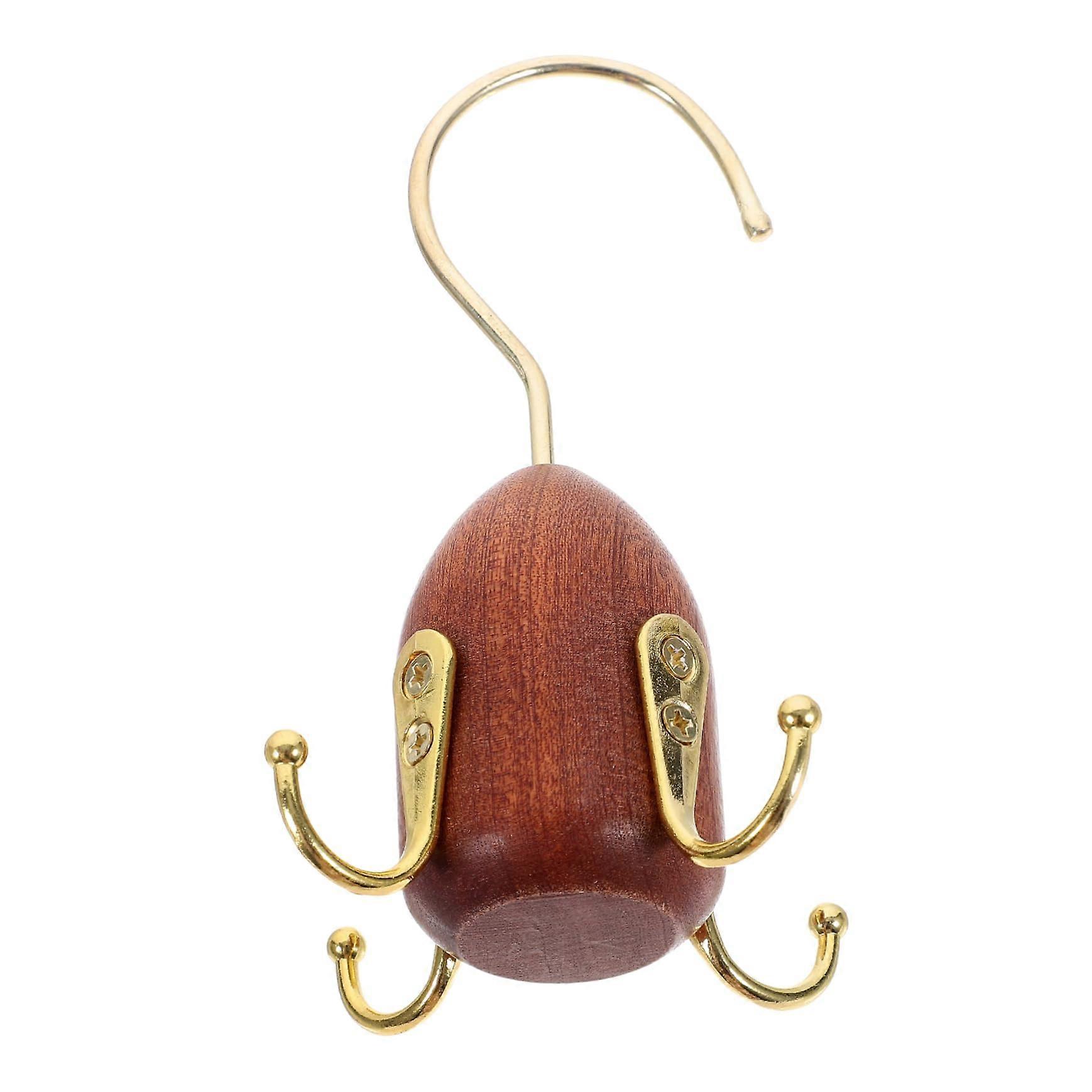Belt Holder Solid Wood With Lid, Hanging Drawer Hanger, Pant And Scarf Organizer, Cupboard Hook Wardrobe Space Saving