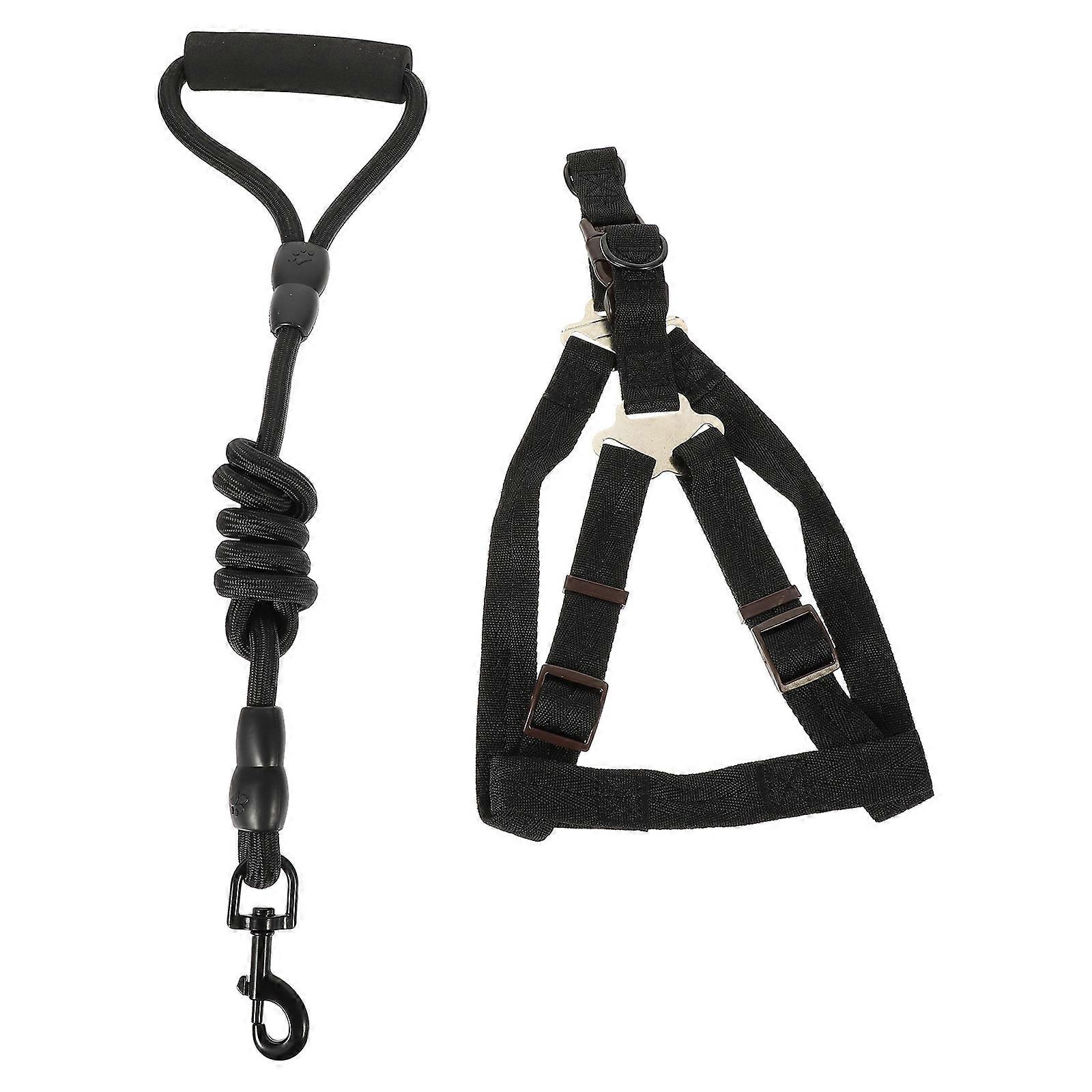 It looks like you're referring to a product description for a **large breed dog harness and leash set**. Here's a refined and more professional