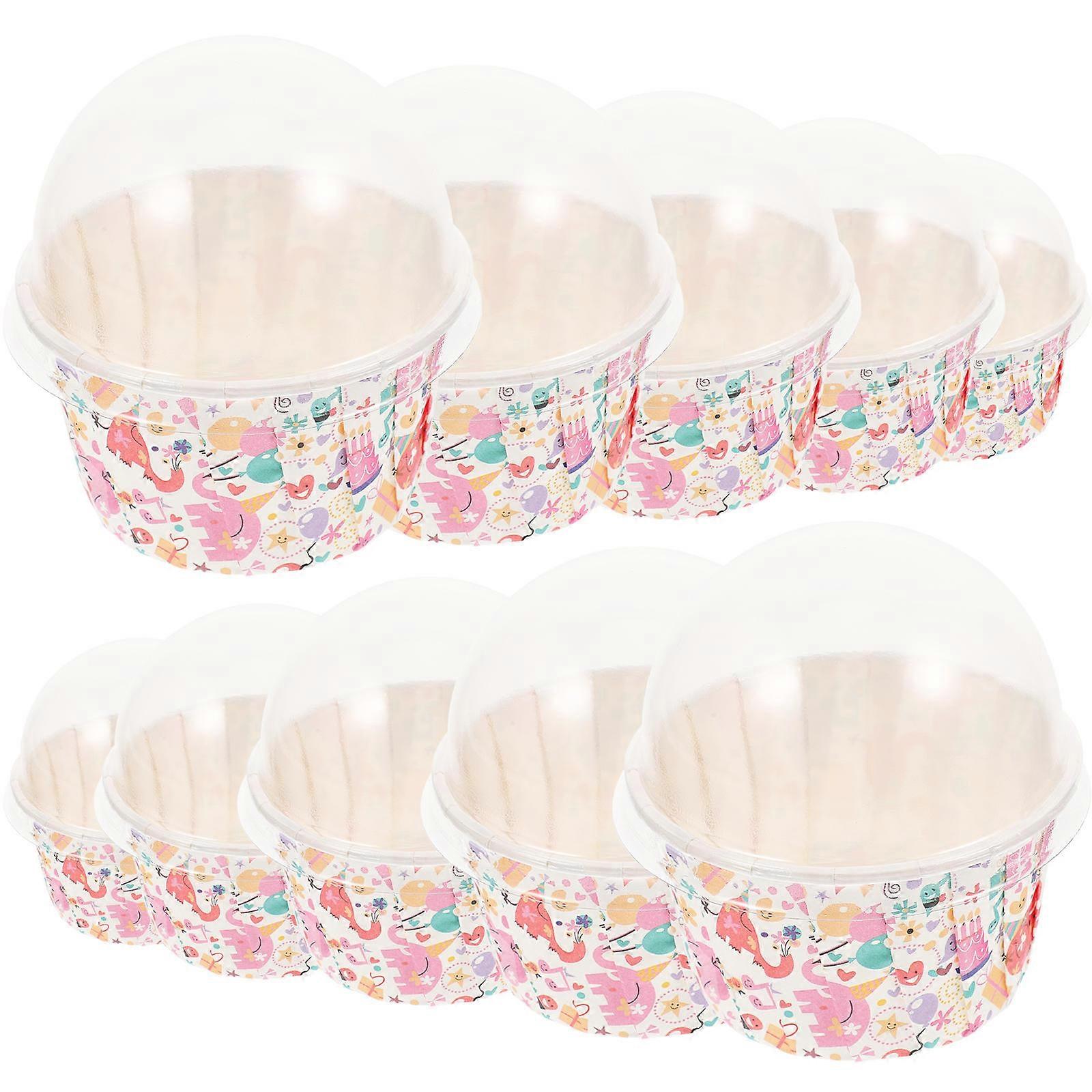 Cake Muffin Liners Muffin Paper Cups Party Decoration Assorted Color 7.2X6.8X6.8CM 100Pcs