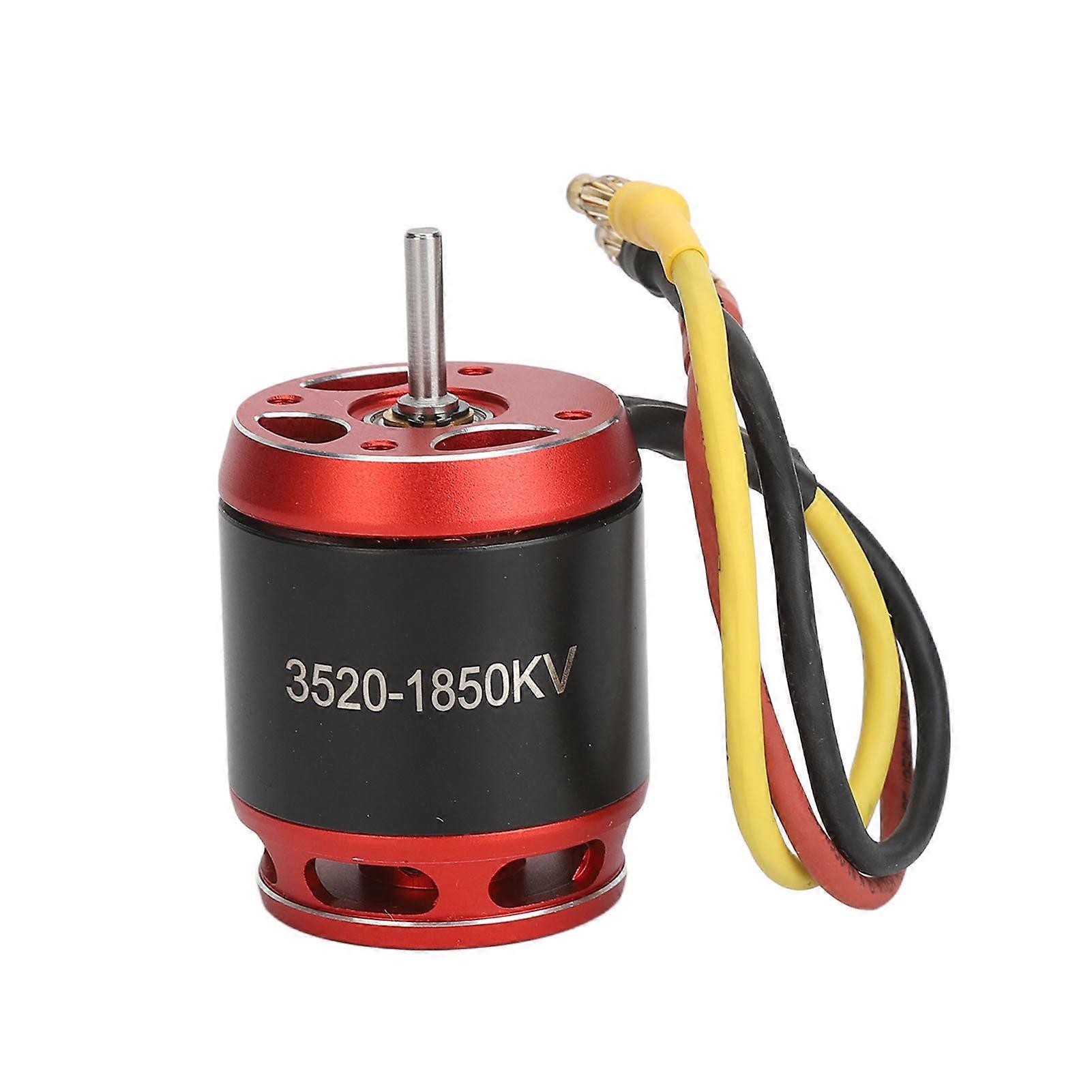 RC Brushless Motor Stable Power Output High Conversion 3542 Brushless Motor Fit for AXIAL SCX10 90046 1/10 RC Crawler Car 1850KV