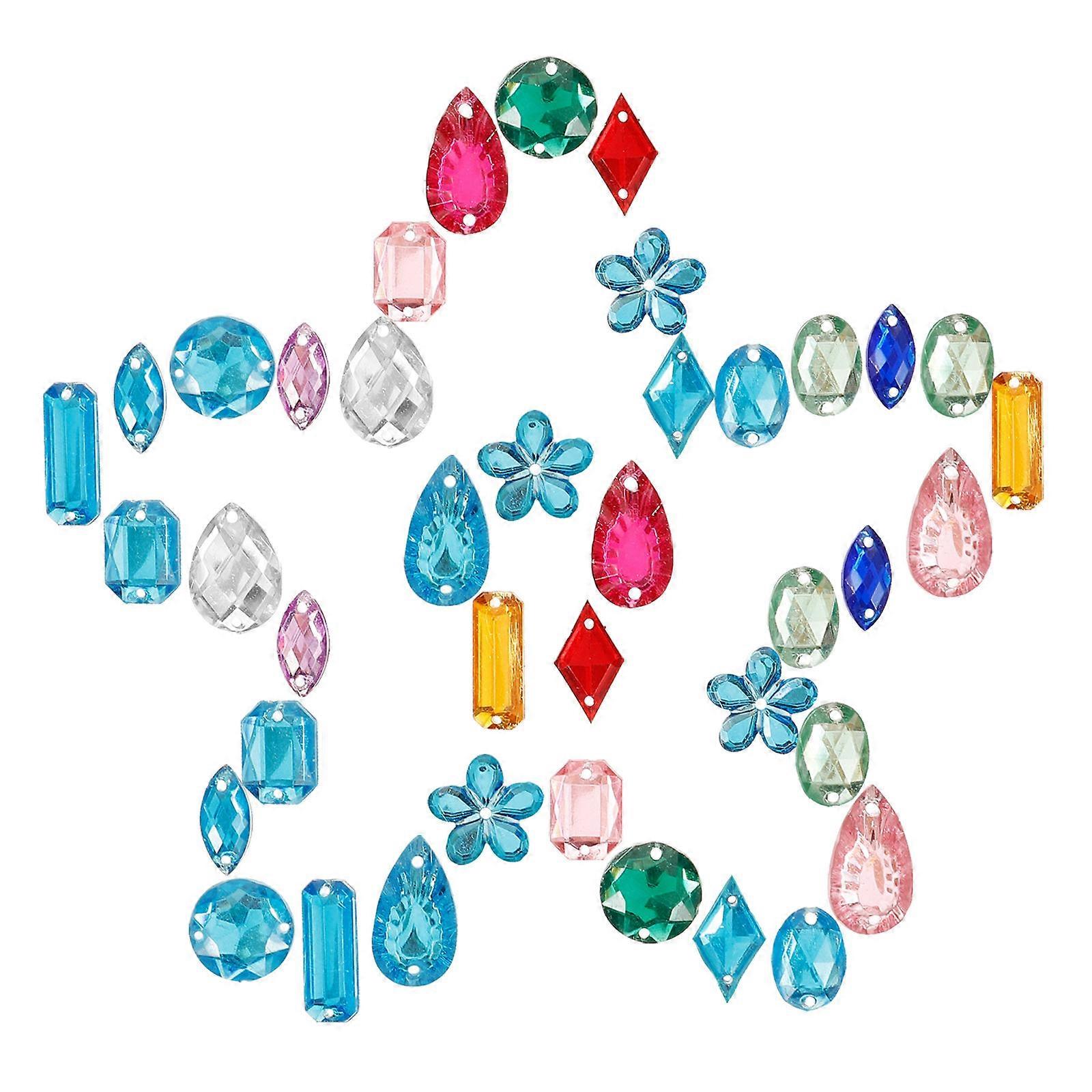 Bulk Rhinestones for Diy Crafts Plastic Material 1.60X1.20X0.30cm Repairing 200Pcs