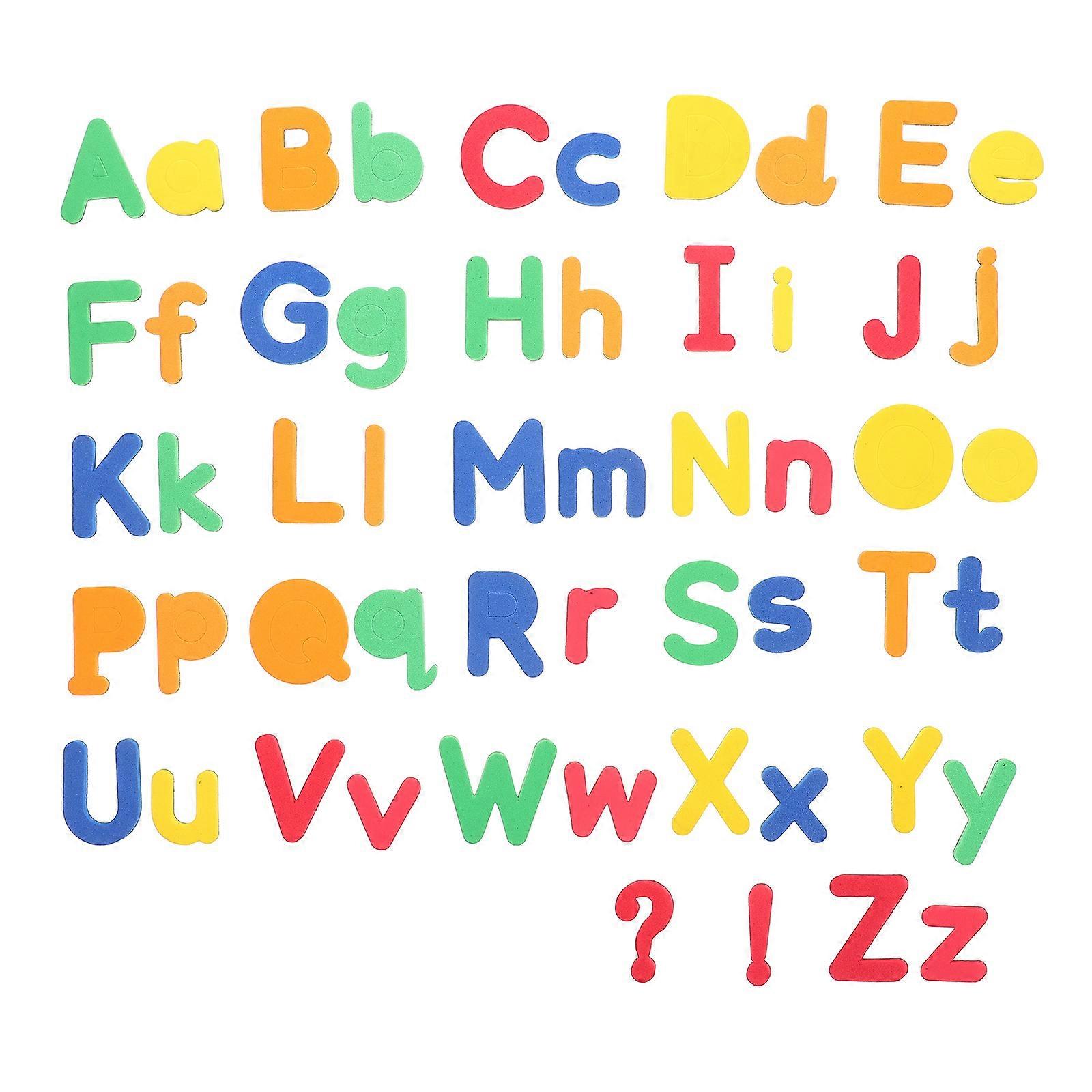 Aesthetic Fridge Magnets Colorful Alphabet Magnets Decorative Home Use 2 Sets