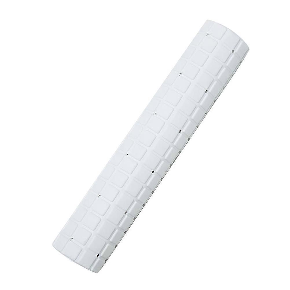 Bathroom Mat Anti Slip Pad Fast Drainage Easy to Clean White PVC 1Set