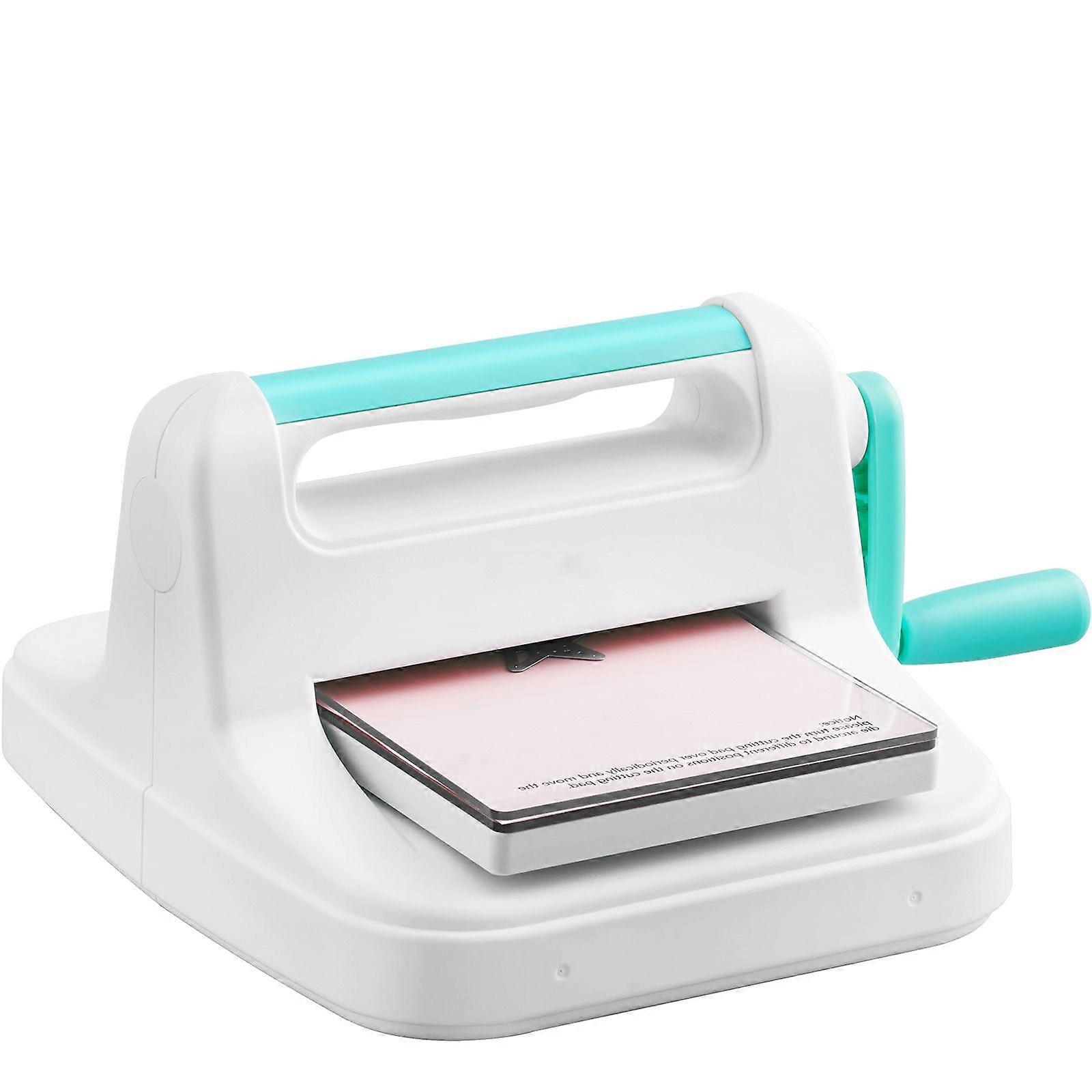 Manuell Die Cutting &; Preging Machine, Portable Cut Machines, 6 tommers for kunst og håndverk, Scrapbooking, Card Making og Crafting, hvit