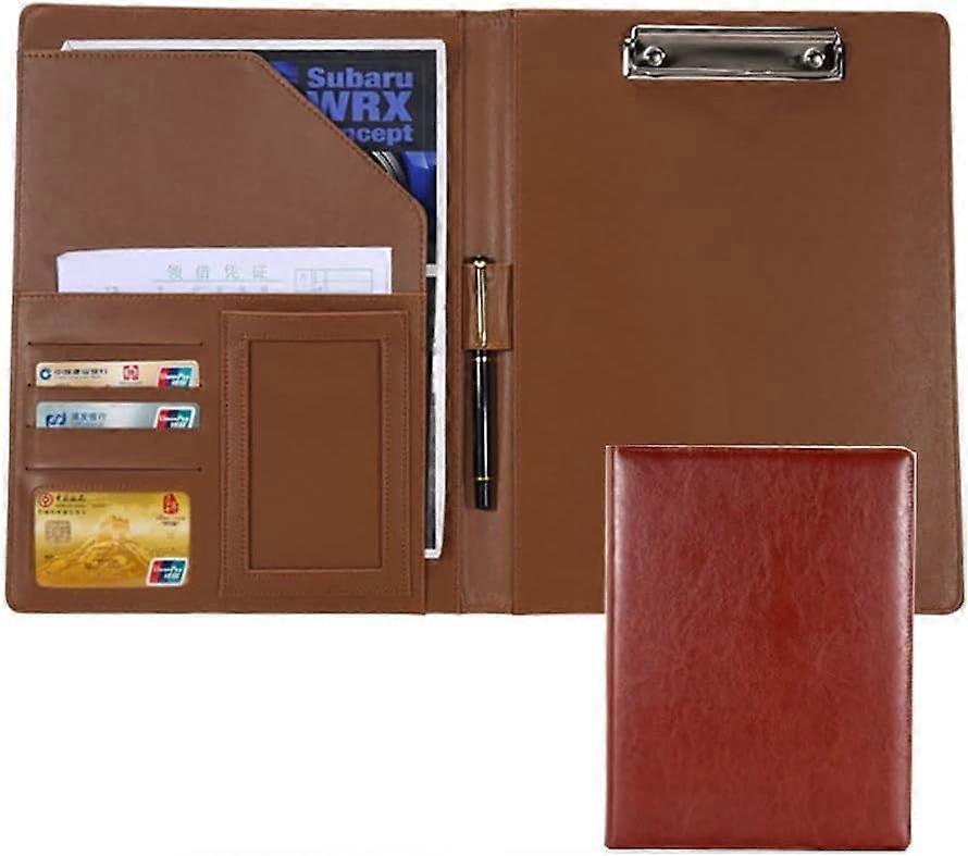 File Folder, Holder Resume Interview Document Organizer Conference Notepad Clip Boards (Ruin) Bruin