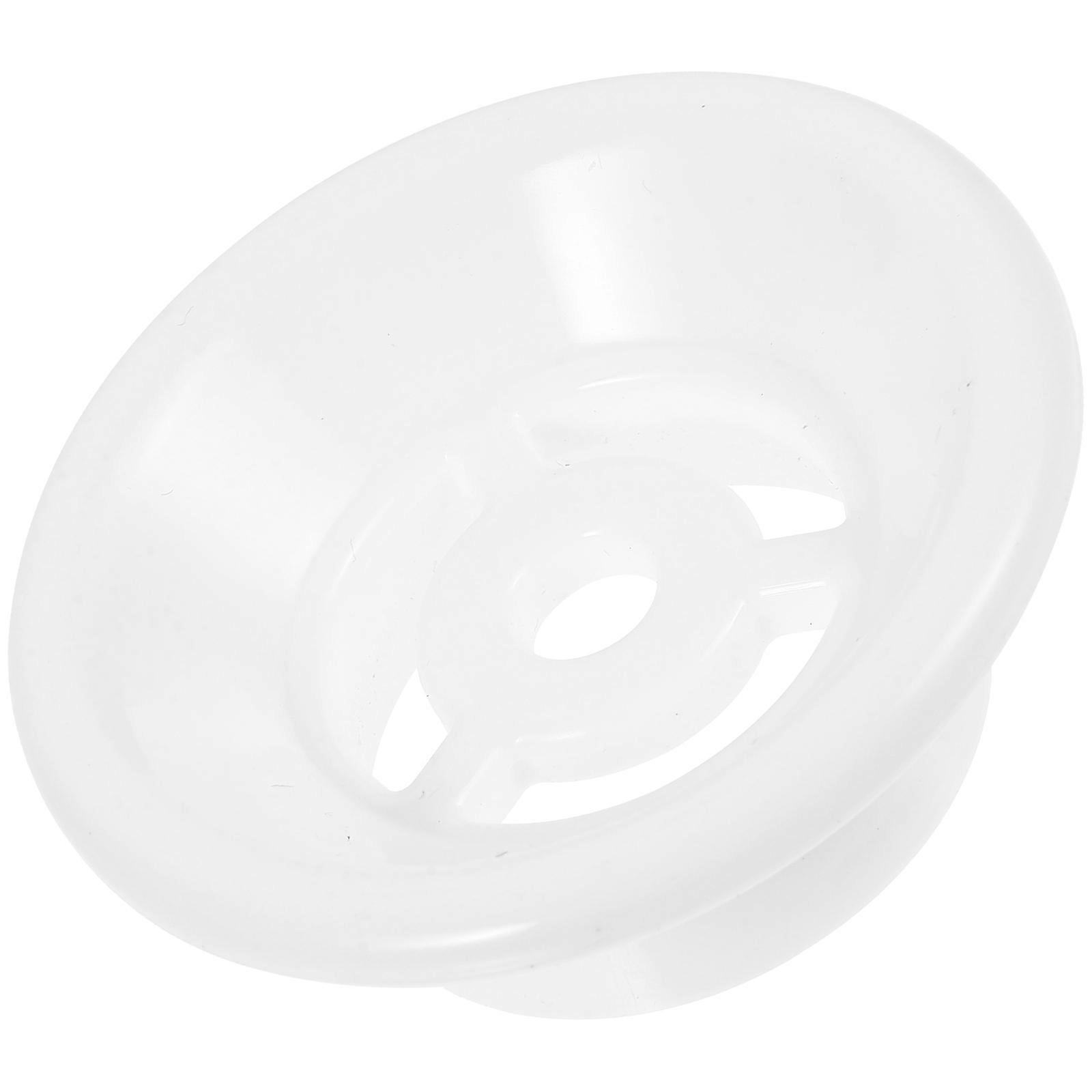 Ceramic Urinal Drain Cover with Odor Control Strainer for Splash Prevention and Drain Protection