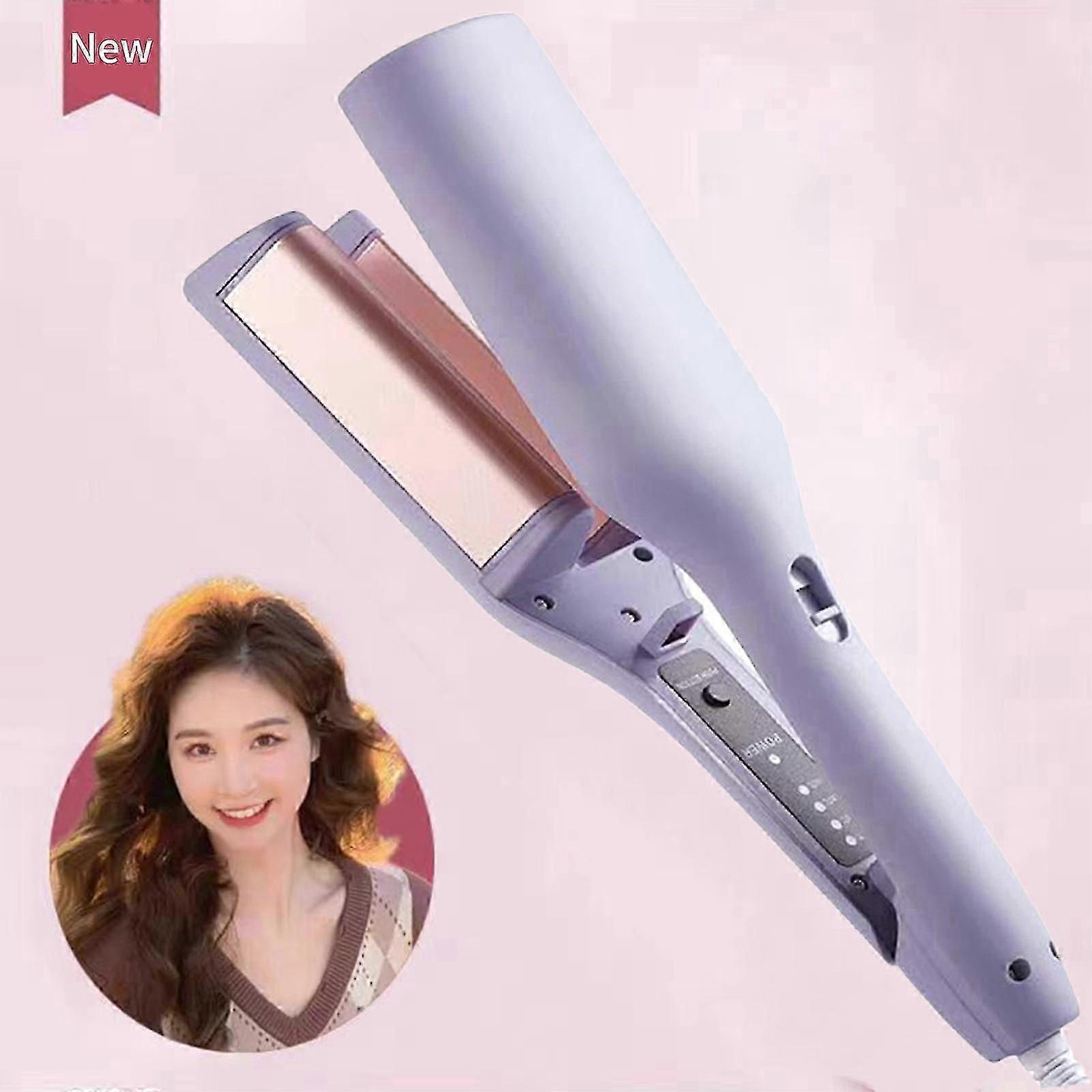 French Egg Roll Curling Wand - Create Water Ripple & V-Shaped Waves Effortlessly