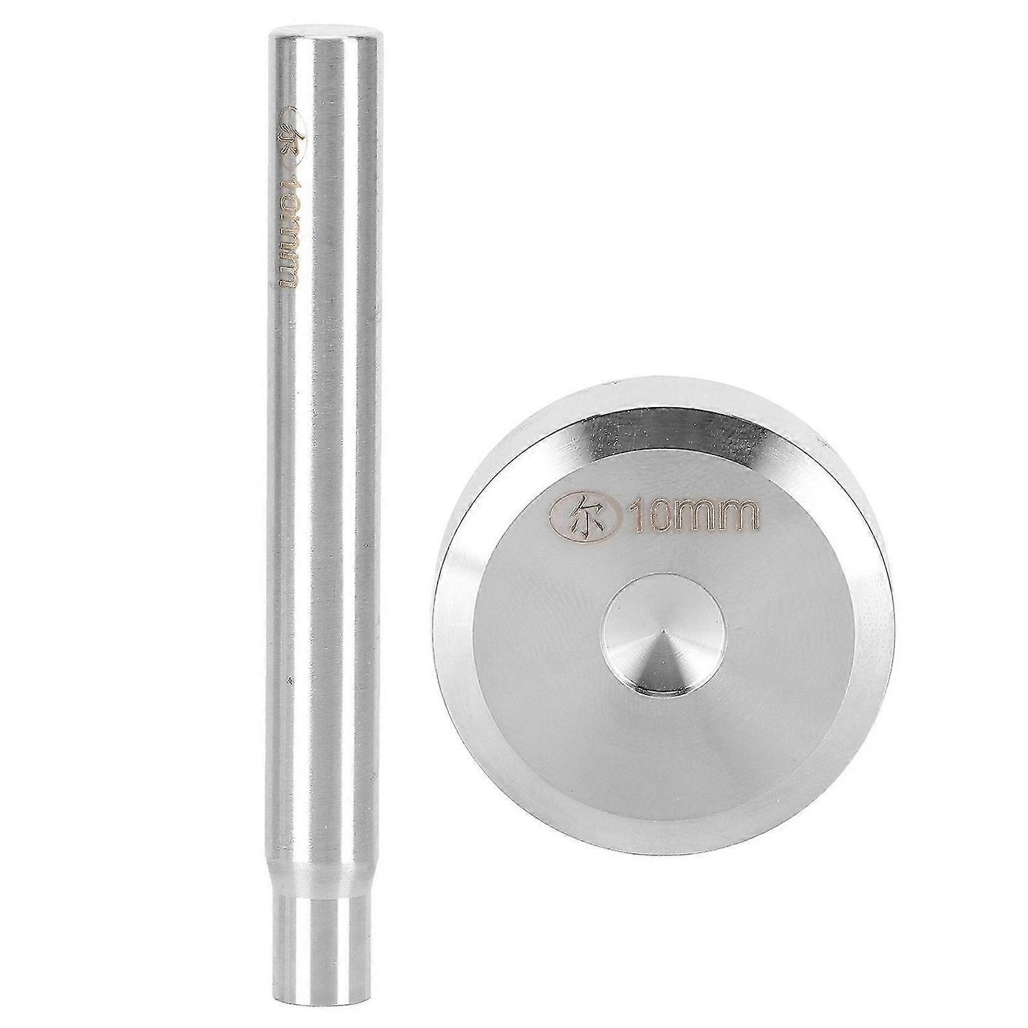 Die Punch Tool Double Side Leather Rivet Setter Kit Set Metal for DIY Leathercraft 10mm