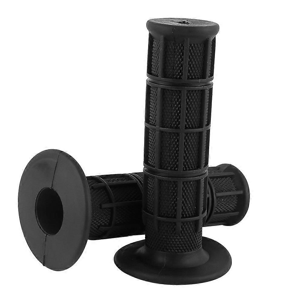Bicycle Handlebar Grips, Silicone NonSlip, ShockAbsorbing, Soft End Grips, Black