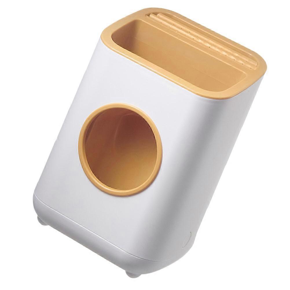 Plastic Cutlery Rack for Kitchen Use Multifunctional Storage Rack 1Pcs Orange