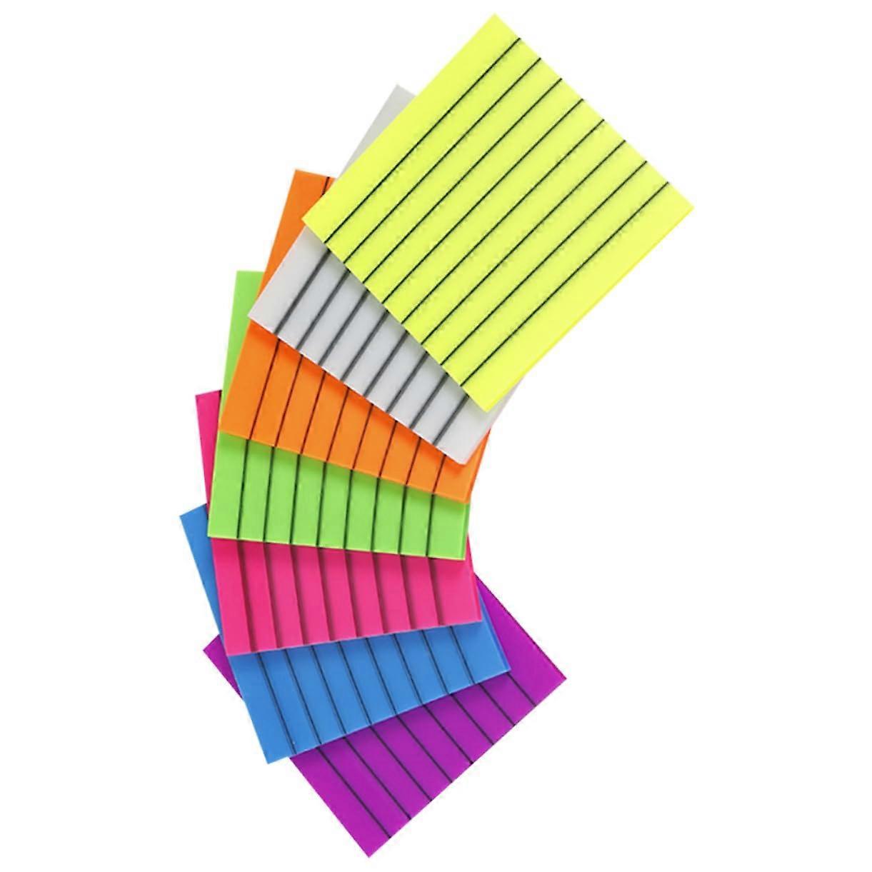 Waterproof SelfAdhesive Notes Colorful SemiTransparent Sticky Notes for Office, School, and Home Per Pad for Organizing and Reminding