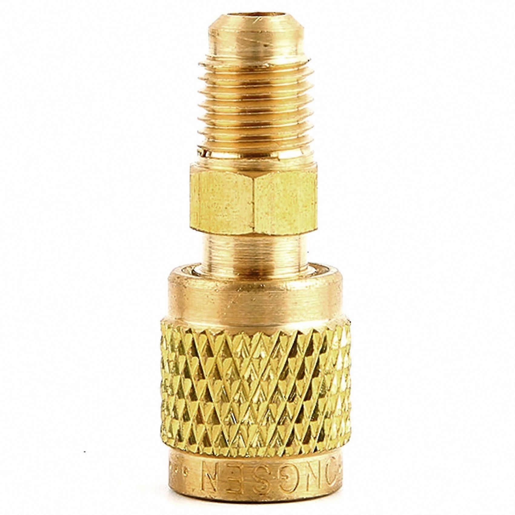 R22 R134A to R32 R410A AC Refrigerant Adapter Hose Connector 1/4 Inch