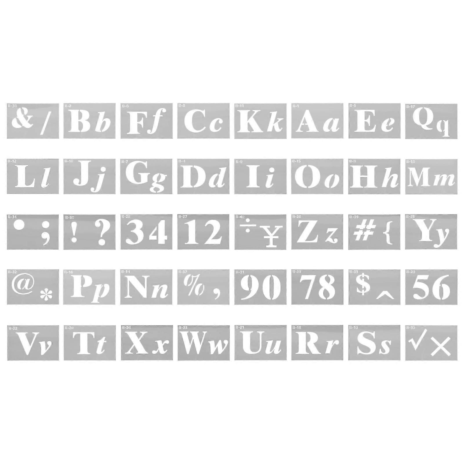 Daily Use Stencils Household Spray Stencils Wall Art Templates 21x14.5cm Safe Material 1Set