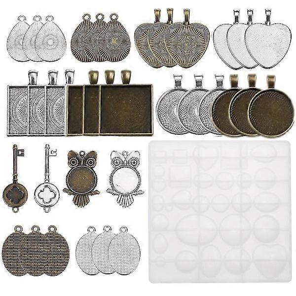 DIY Crystal Drop Glue šperky doplňky set