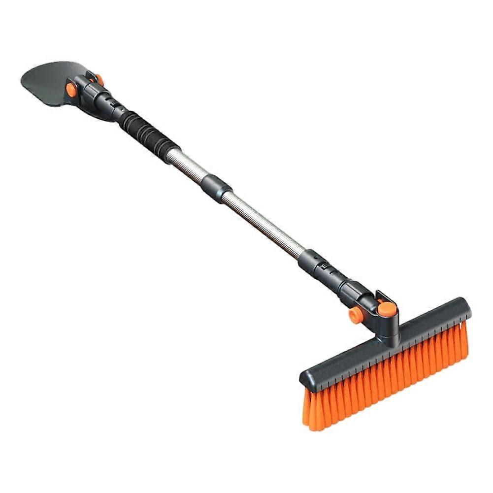 Extendable Snow Brush With Ice Scraper, Renner Telescopic Car Window Tool, Ergonomic Grip, Black, For Cars SUVs Trucks