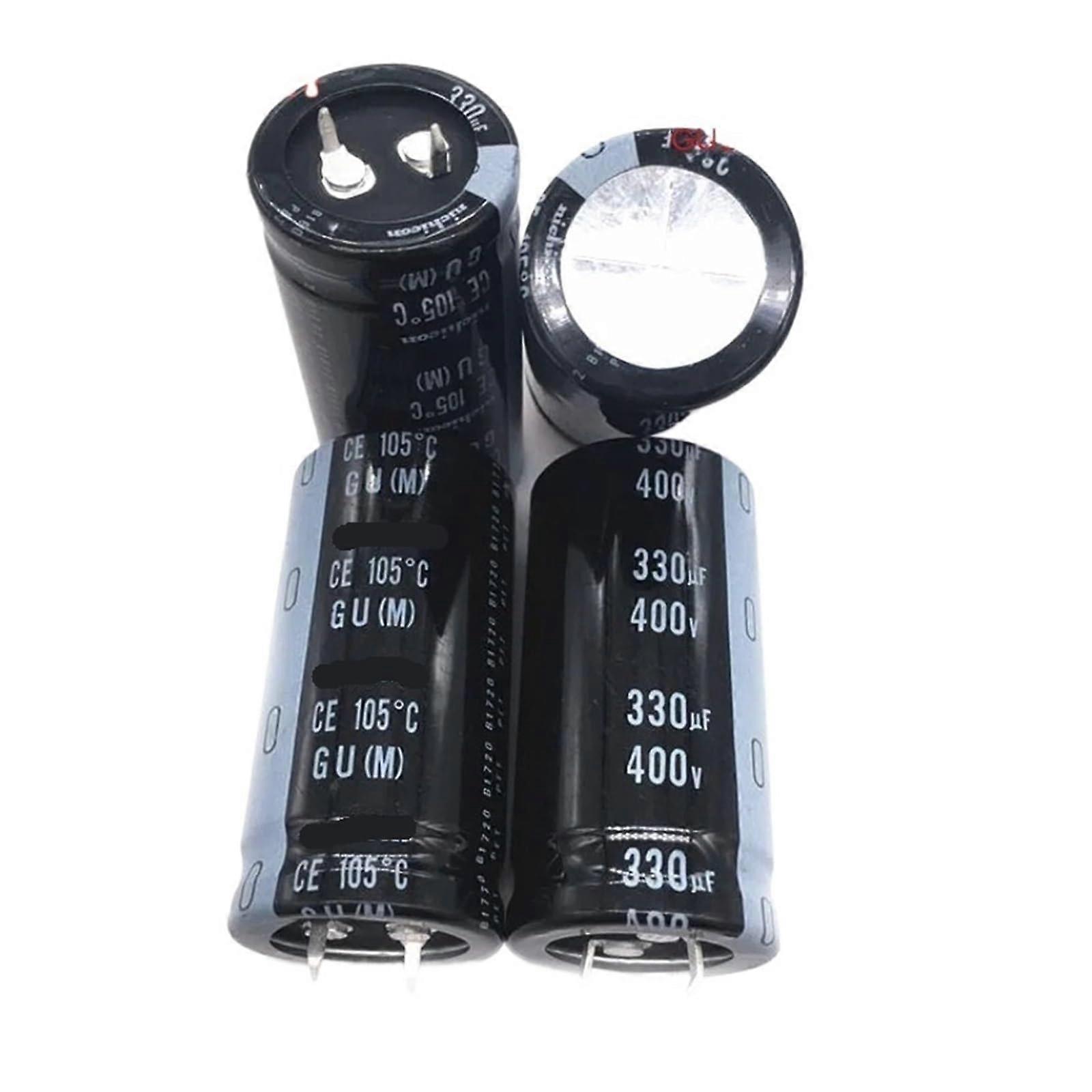 (1PCS) 400V 330F 25×50 electrolytic capacitor 330F 400V 25 * 50 capacitance meter