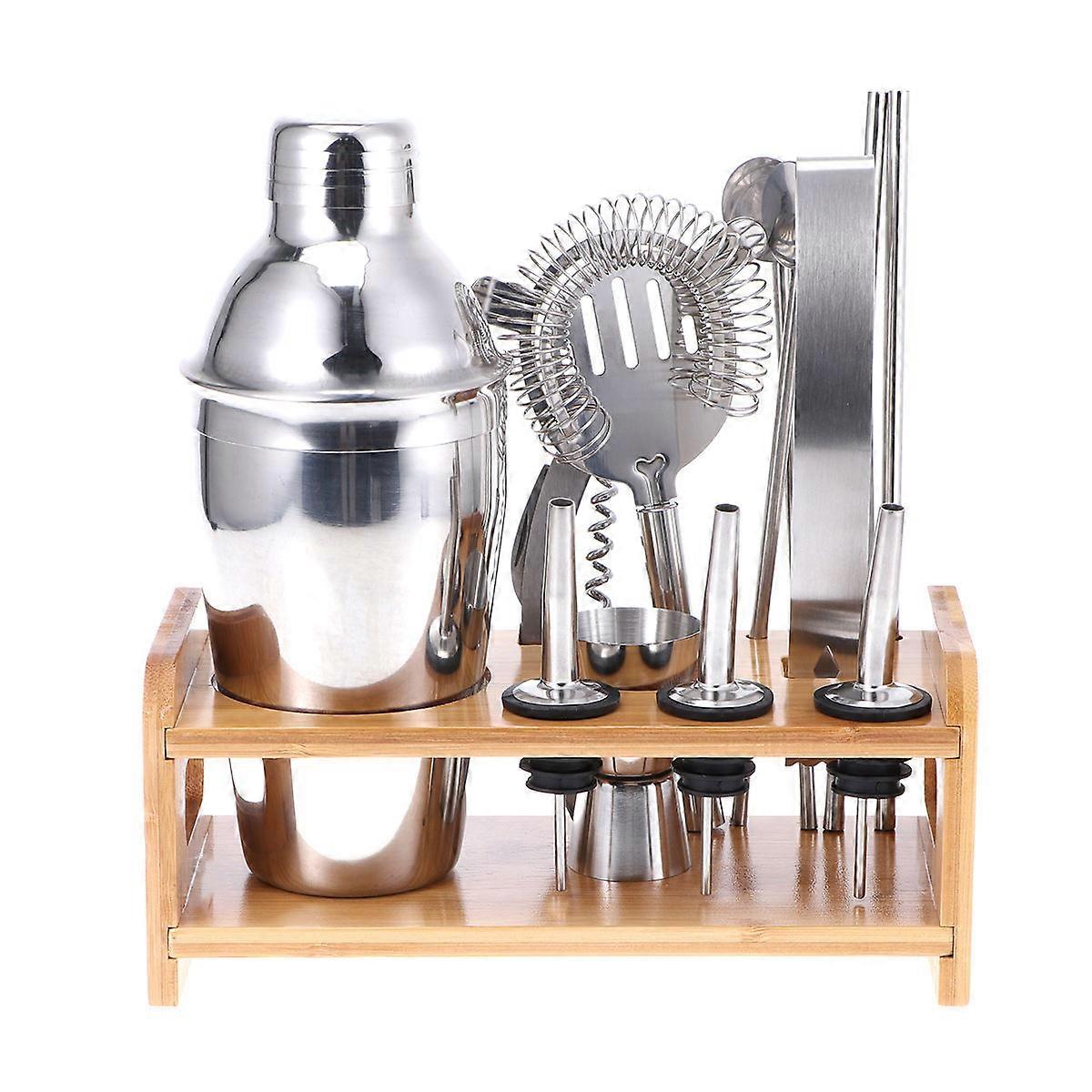 Bartender Tool Kit Cocktail Mixing Kit Party Style 21.5x16.8x11.5cm Mixing Shaking 1Set