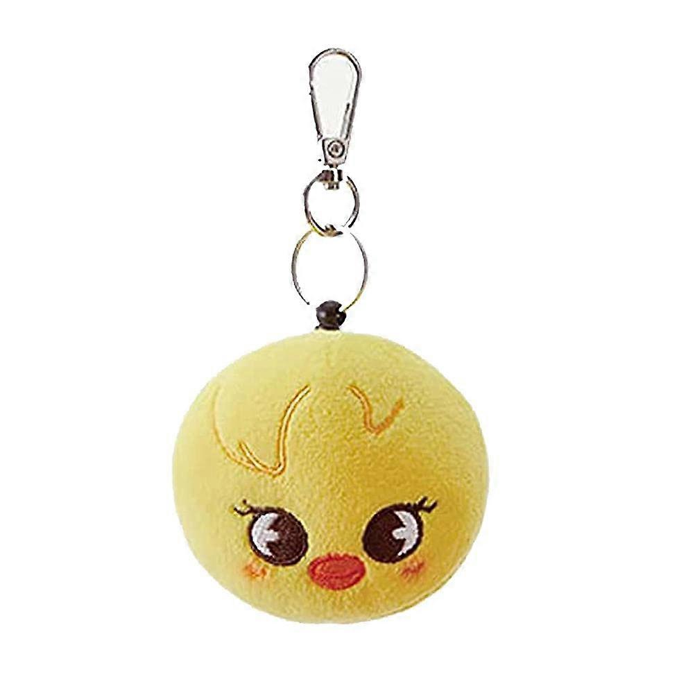 Cartoon Animal Keyring Skzoo Plushie Stray Kids Yellow