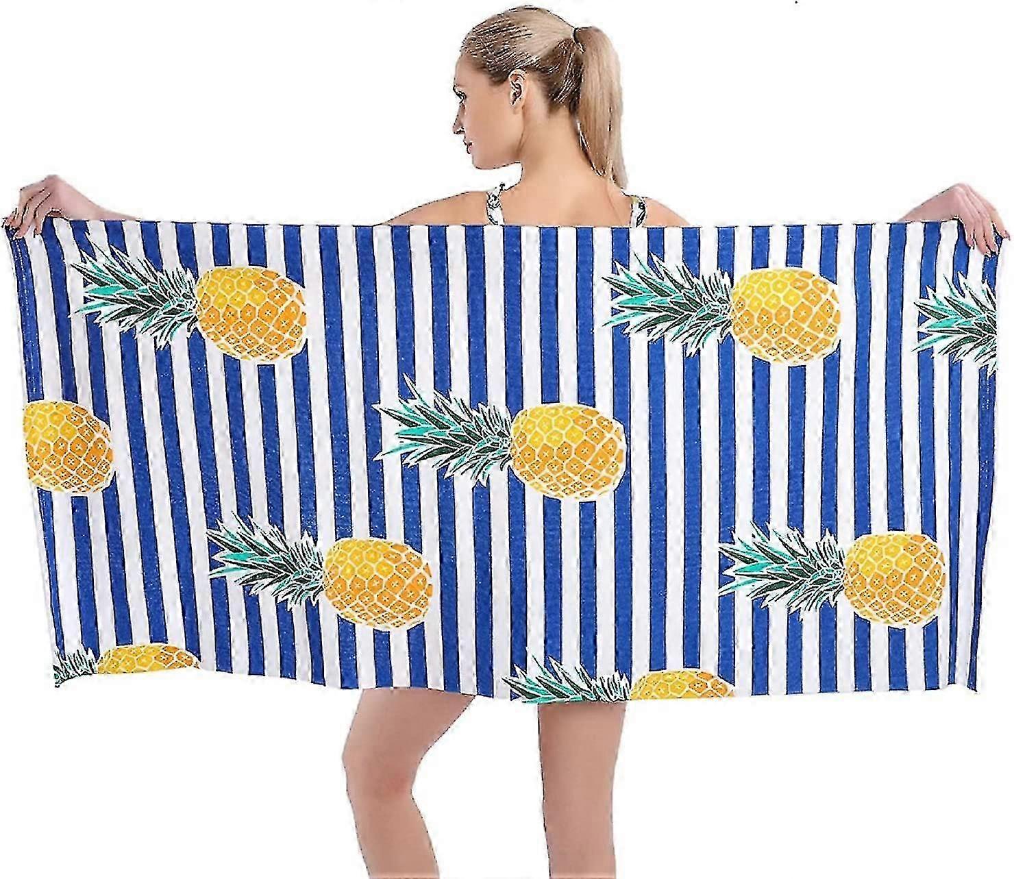 Beach towels, quick drying super absorbent towels