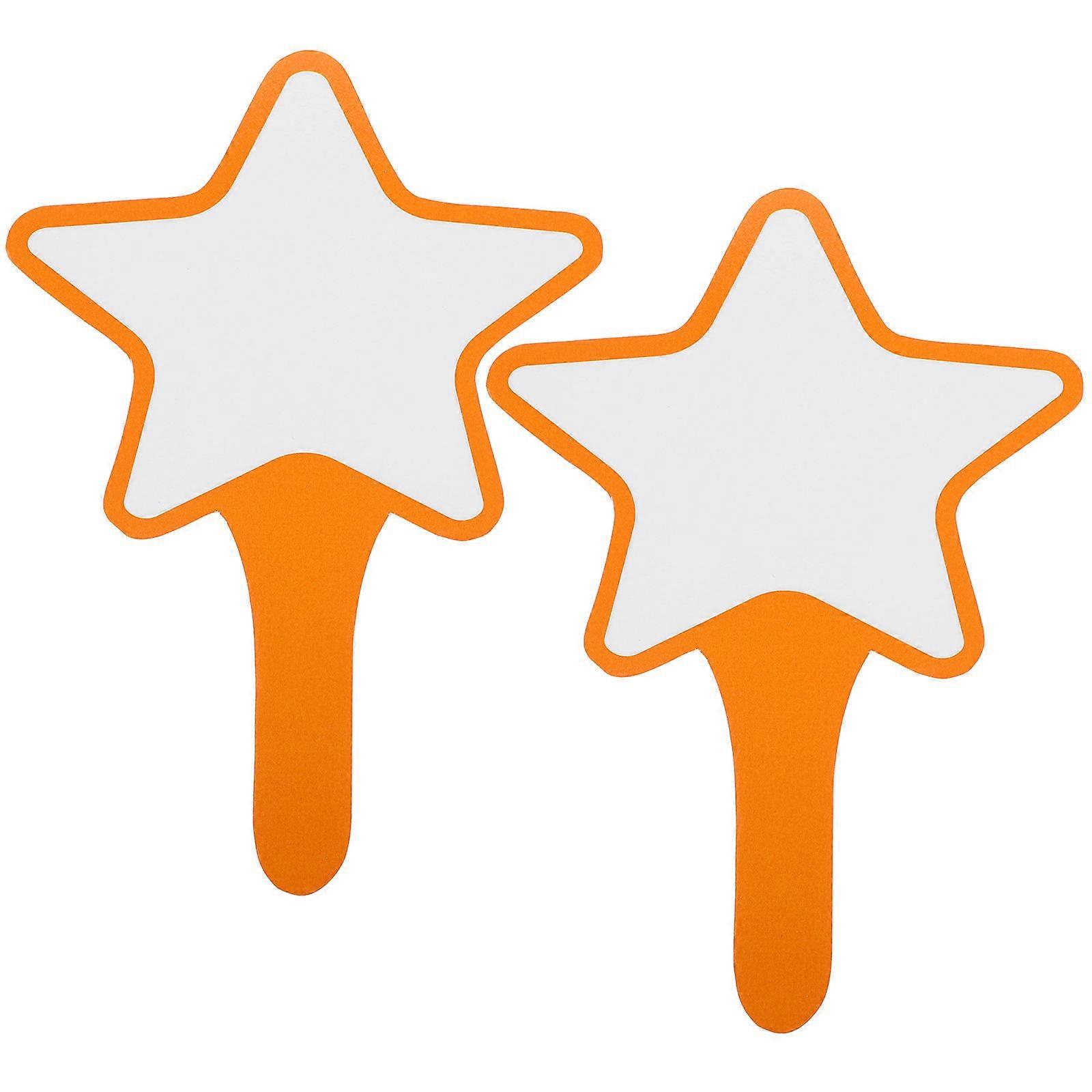 2pcs Handheld Writable Scoreboards Erasable Paddles for Voting, Auctions, Scoring Dry Erase Boards for Judges and Events