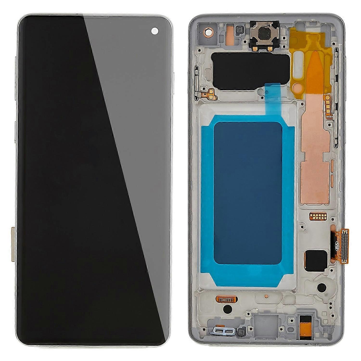 For Samsung Galaxy S10 G973 Grade C LCD Screen and Digitizer Assembly Frame Replacement Part (TFT Te