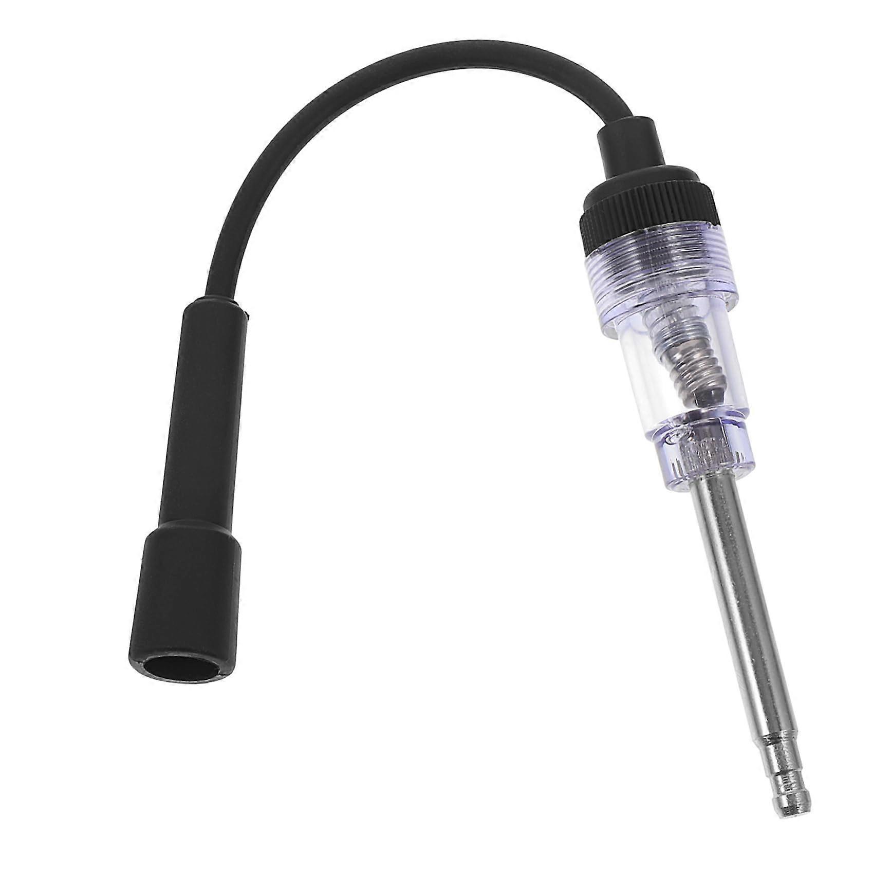 Spark Plug Tester with Straight Plug for Cars Motorcycles Lawn Mowers Ignition Tester Ignition Status Check