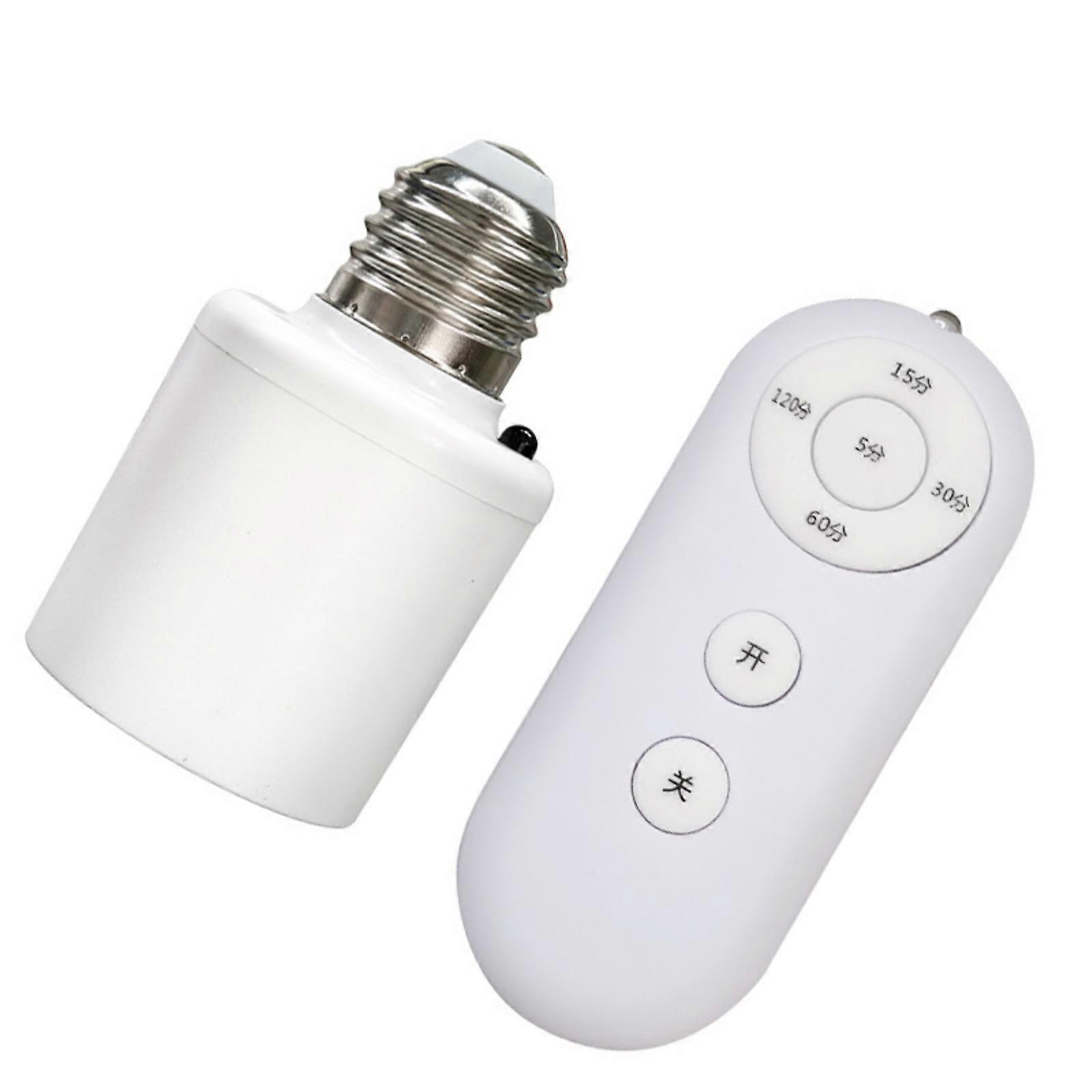 Wireless Light Switches Remote Control Light Socket Lamp Holder for Closet Basement Garage Wireless Light Bulbs Socket Multicolor