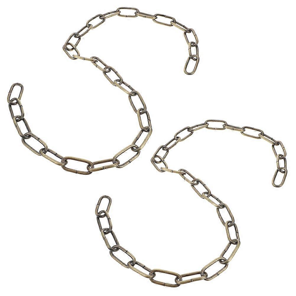 Ceiling Light Pull Chain Iron Chain Decorators 100.00X2.00X0.05CM Hanging Heavy Objects 2Pcs