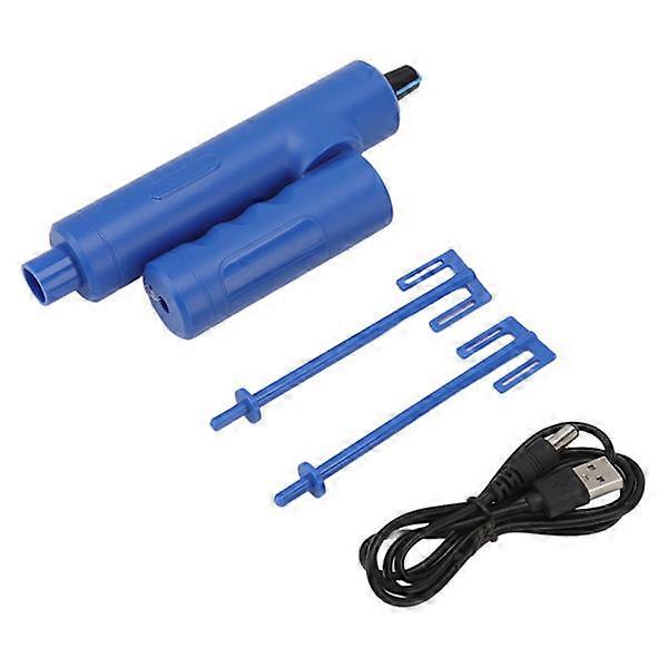 Handheld Electric Epoxy Resin Mixer Foldable Electric Epoxy Resin Stirrer for Mixing Paint Ceramic Glaze Pigment Blue