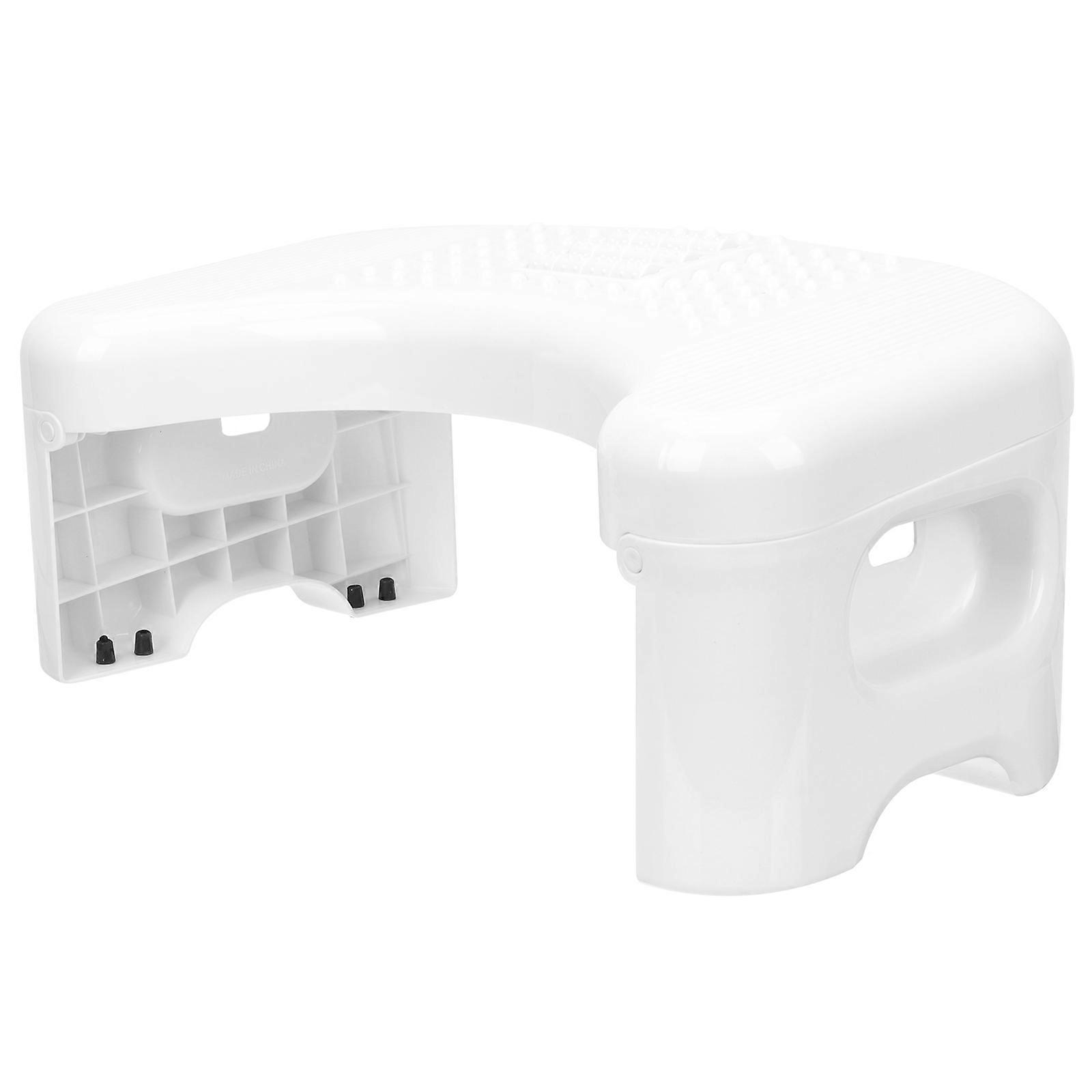 Foldable Toilet Step Stool for Adults – Non Slip Portable Foot Support with Textured Grip for Easier, Healthier Bowel Movements – Lightweight and