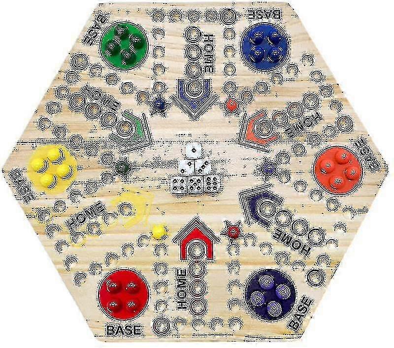 Board Game Ludo 4 Person 6 Person Track Board Party Game Wooden Game n