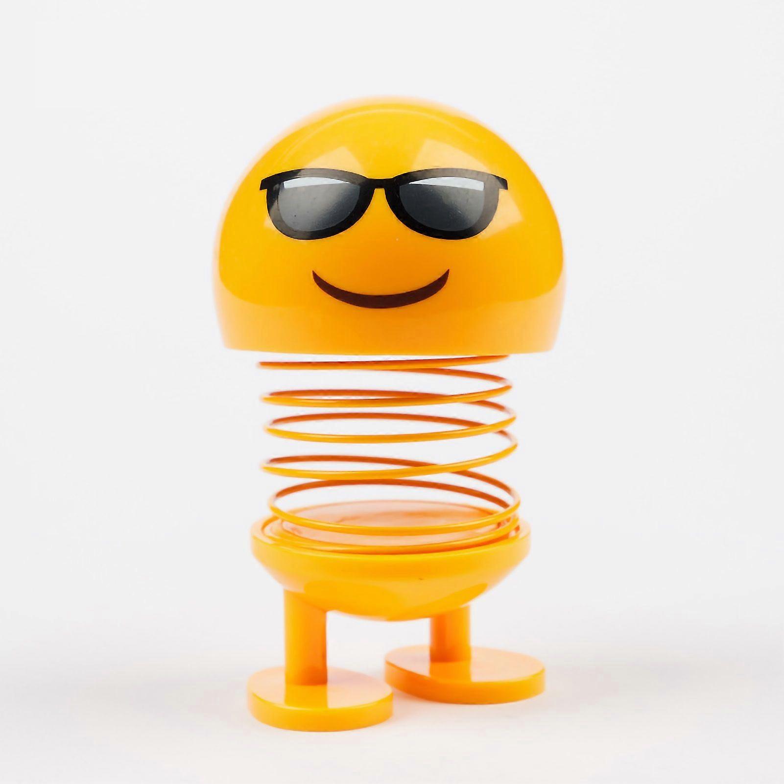 car dashboard decoration spring bobble head toy