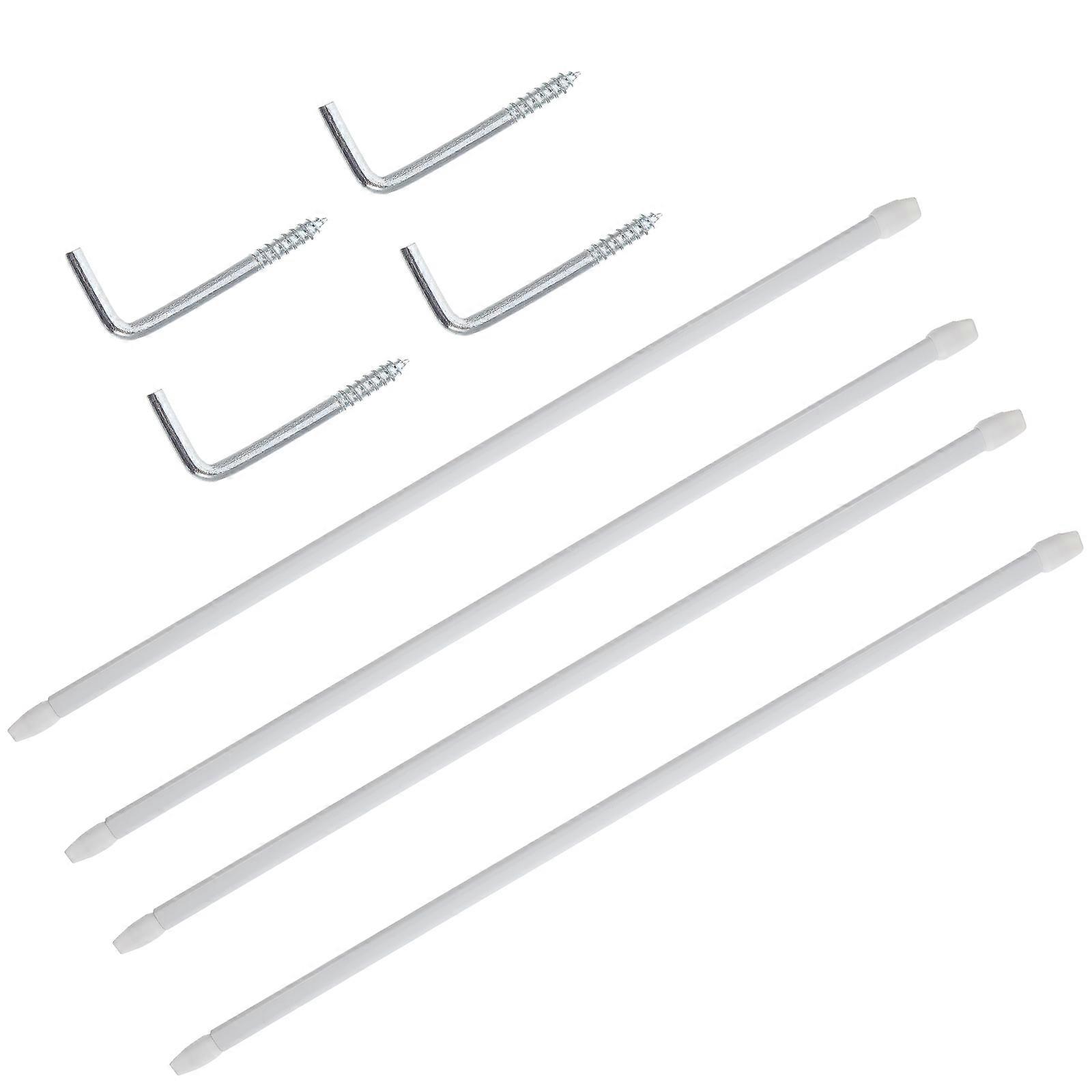 Space-Saving Wardrobe Rods, Tension Mounting for Closet Organization