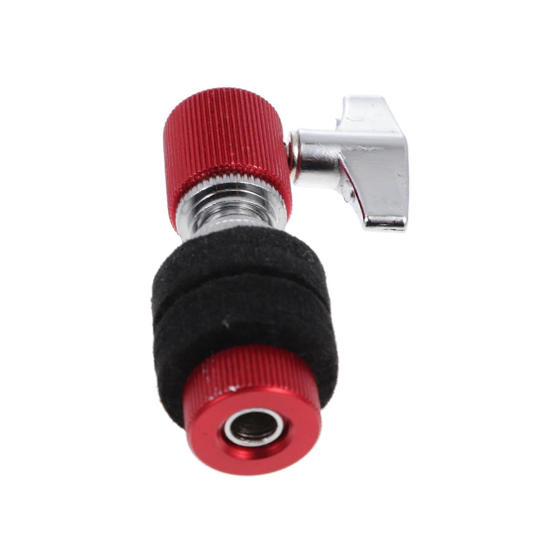 Holder 1 Piece Drum Kit HiHat Holder Drum Part Hat Clutch Metal Drum Partner Red 7.5X4.5X2.2CM