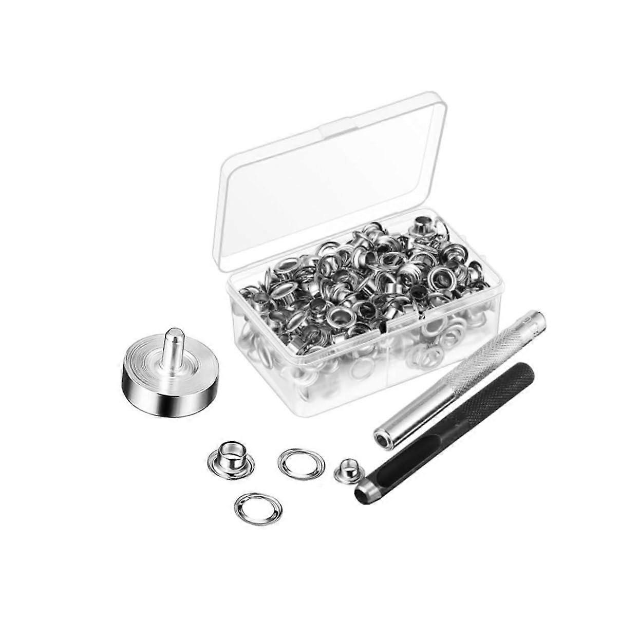 203 Pieces Air Eye Tool Set, Eyelet Tool Kit, Craft Set, Button Fastener, Clothing Attachments, Eyelet Buttons, Colorful Eyelets
