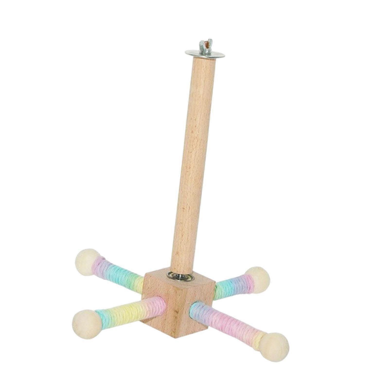 Rotating bird perches, toys, exercise stands, easy to install, stable enrichment, bird cage accessories.
