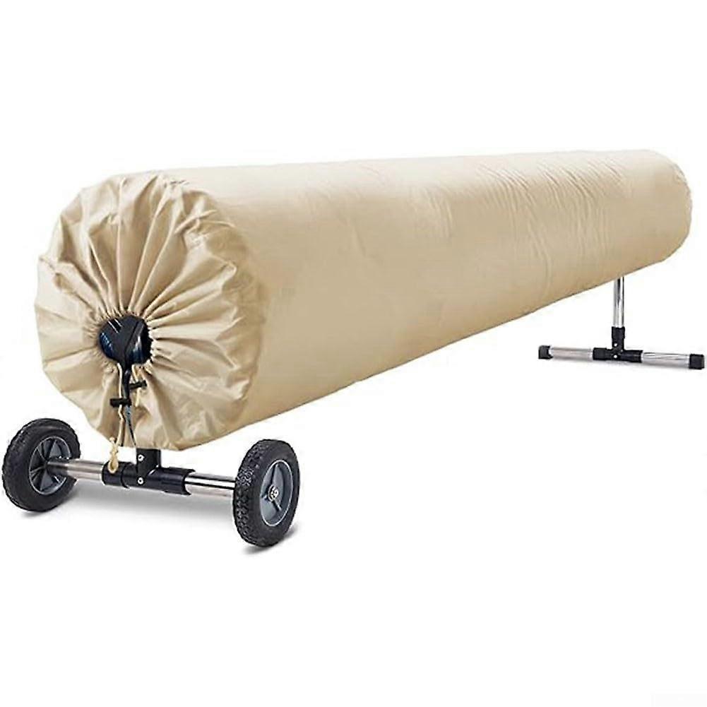 Protective cover for solar pool covers, compatible with standard sizes with ease (4.8 m) 16FT