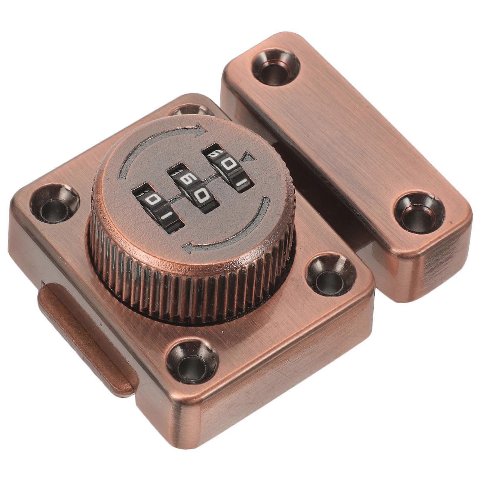 Sturdy Combination Lock For Office Use Designed As A Mechanical Lock With Anti-Theft Protection In Coffee Set