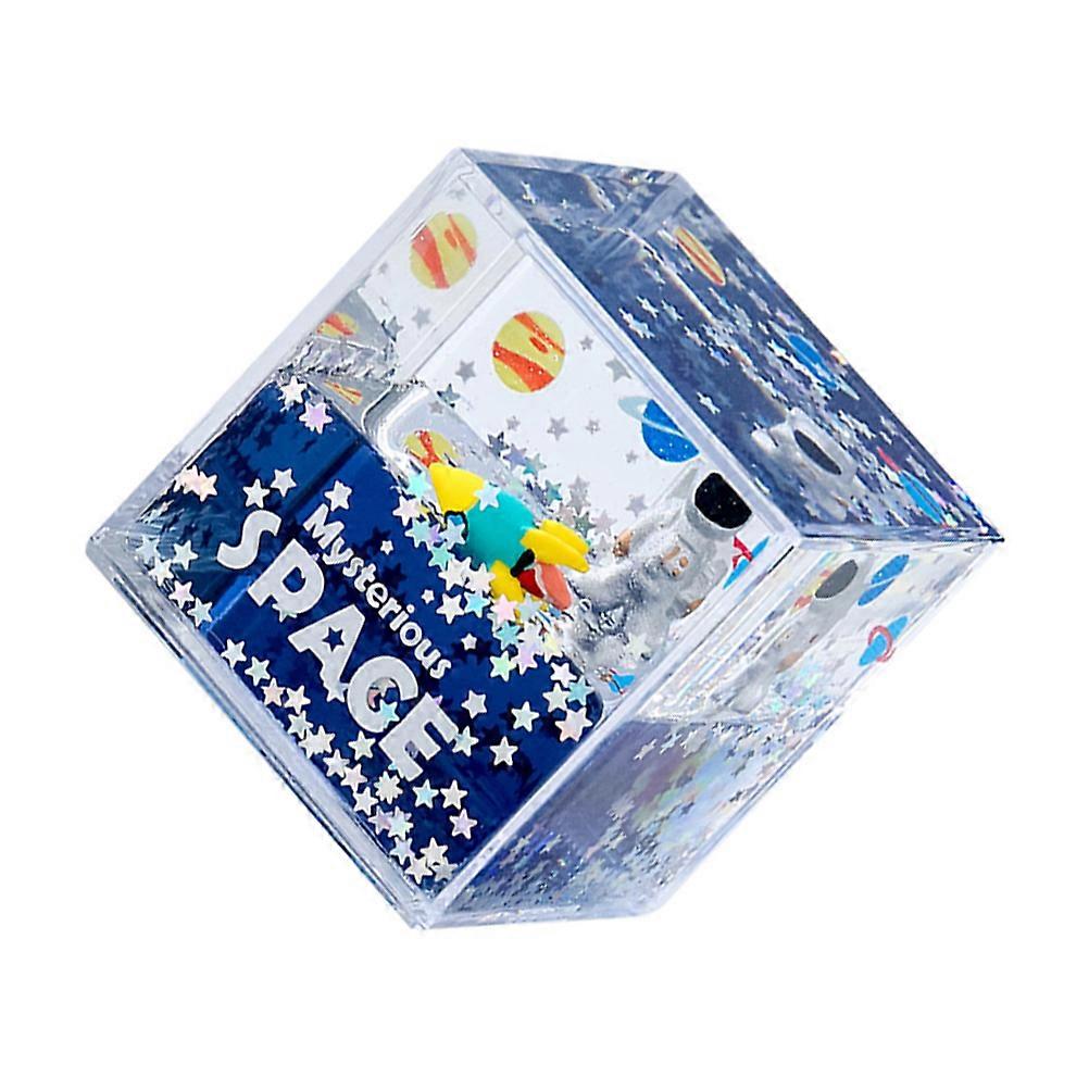 Desktop Ornament Decoration Featuring Astronaut Theme For Office And Desk Use In Blue 5.2X5.2X5.2CM 1Set