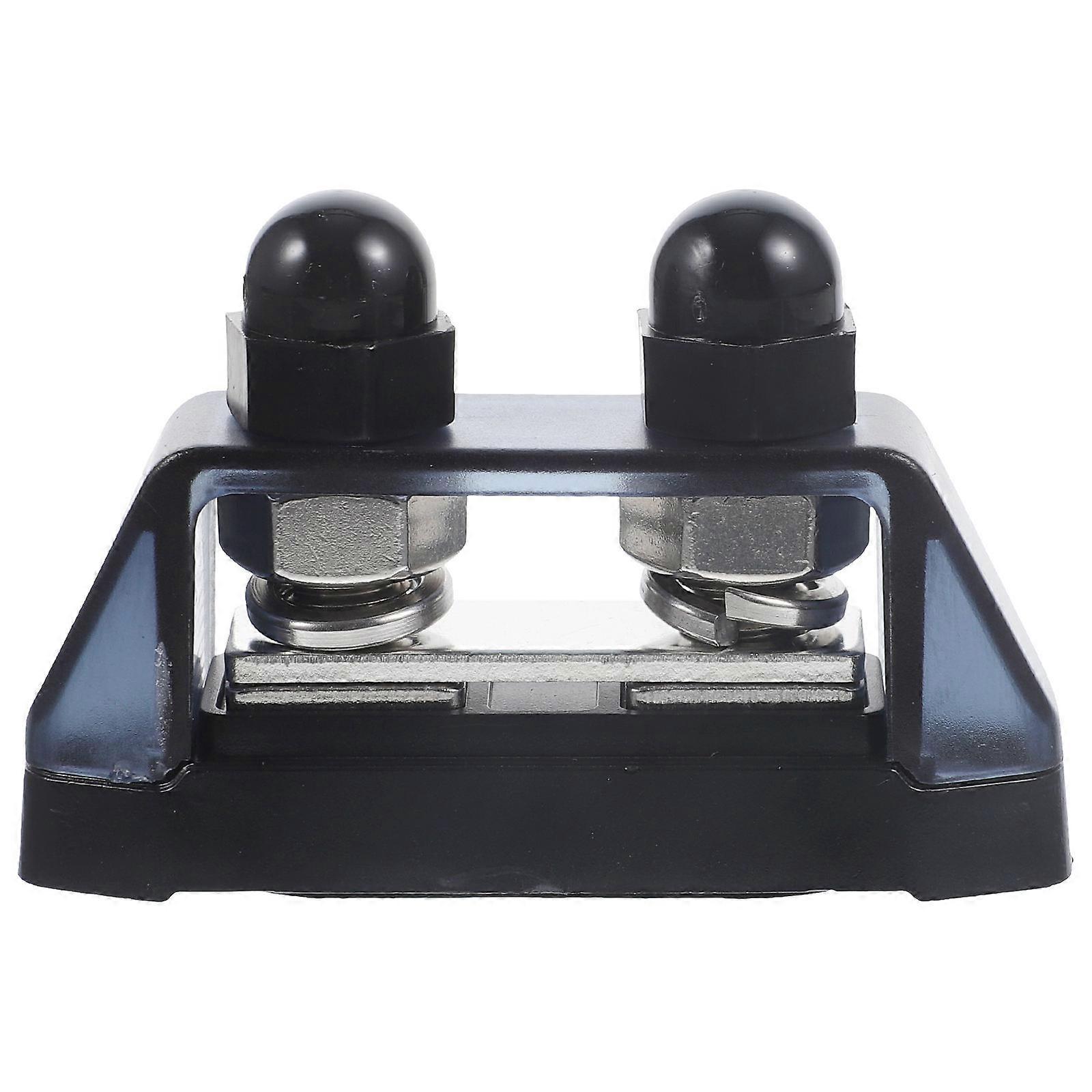 Junction Terminal Block 48V Distribution Unit For Vehicle Wiring Simplification Black 1Pcs