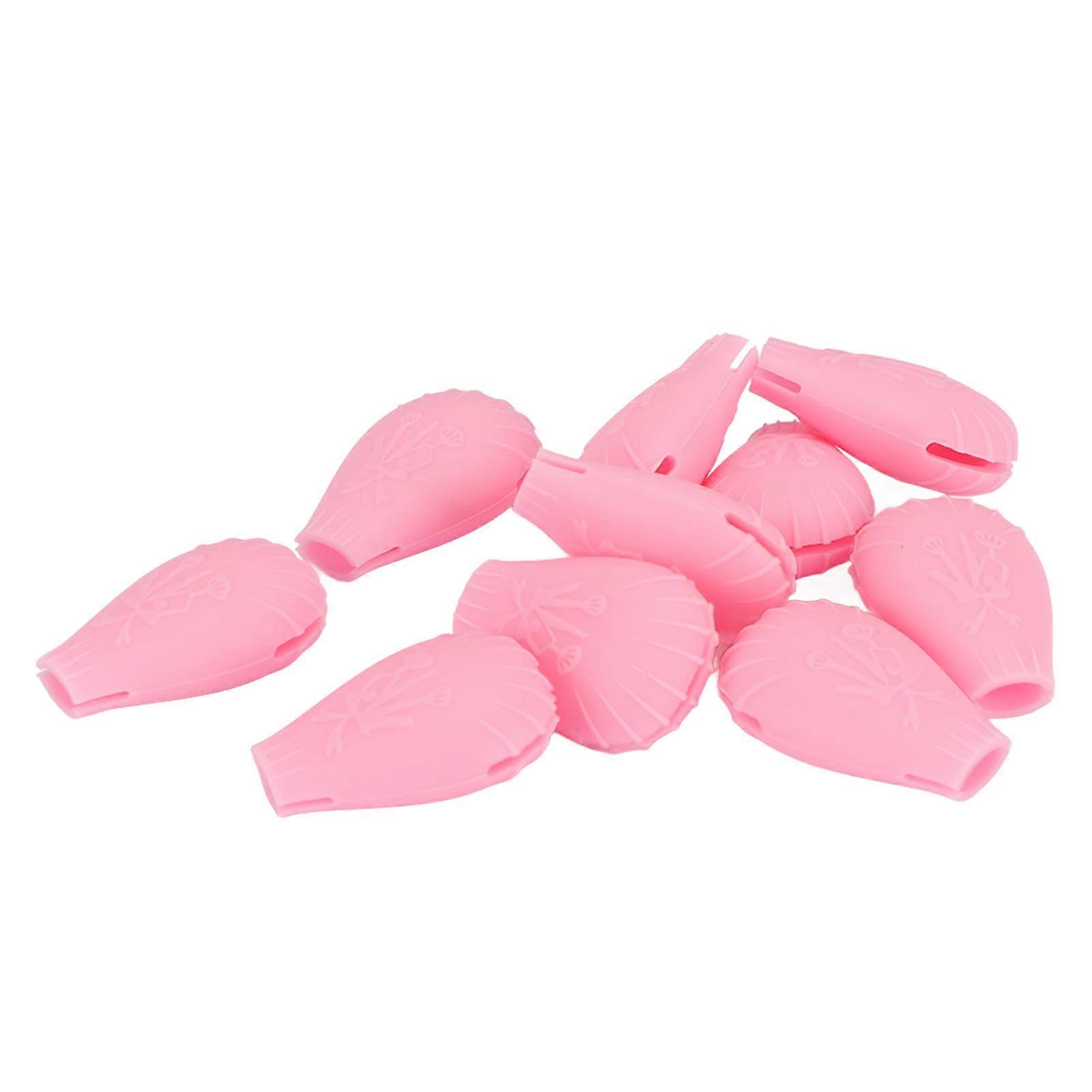 10pcs Eye Shadow Brush Covers Soft Silicone Dust Proof Makeup Brush Protector Covers 