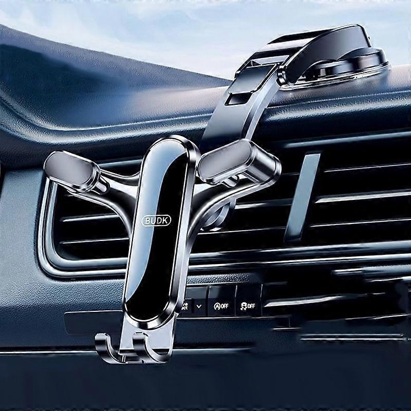 BUDK Car Phone Bracket Bent Suction Cup Base Model
